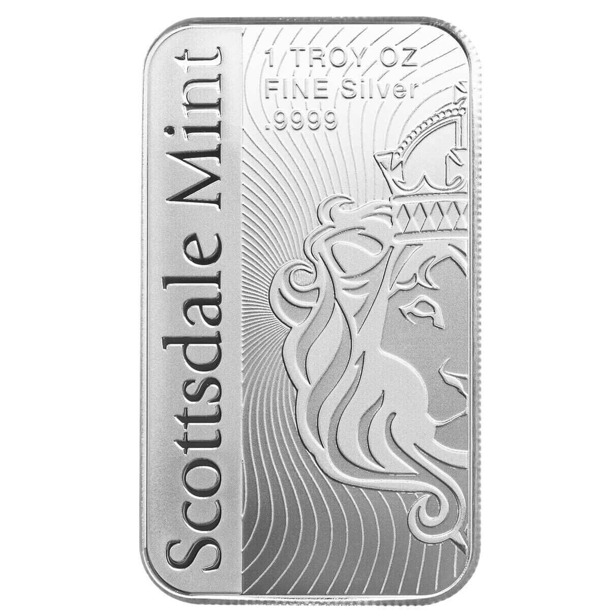 Last Day Only $13.98 - Vortex Bar 1 oz .9999 FINE SILVER BAR - Scottsdale Mint Silver
