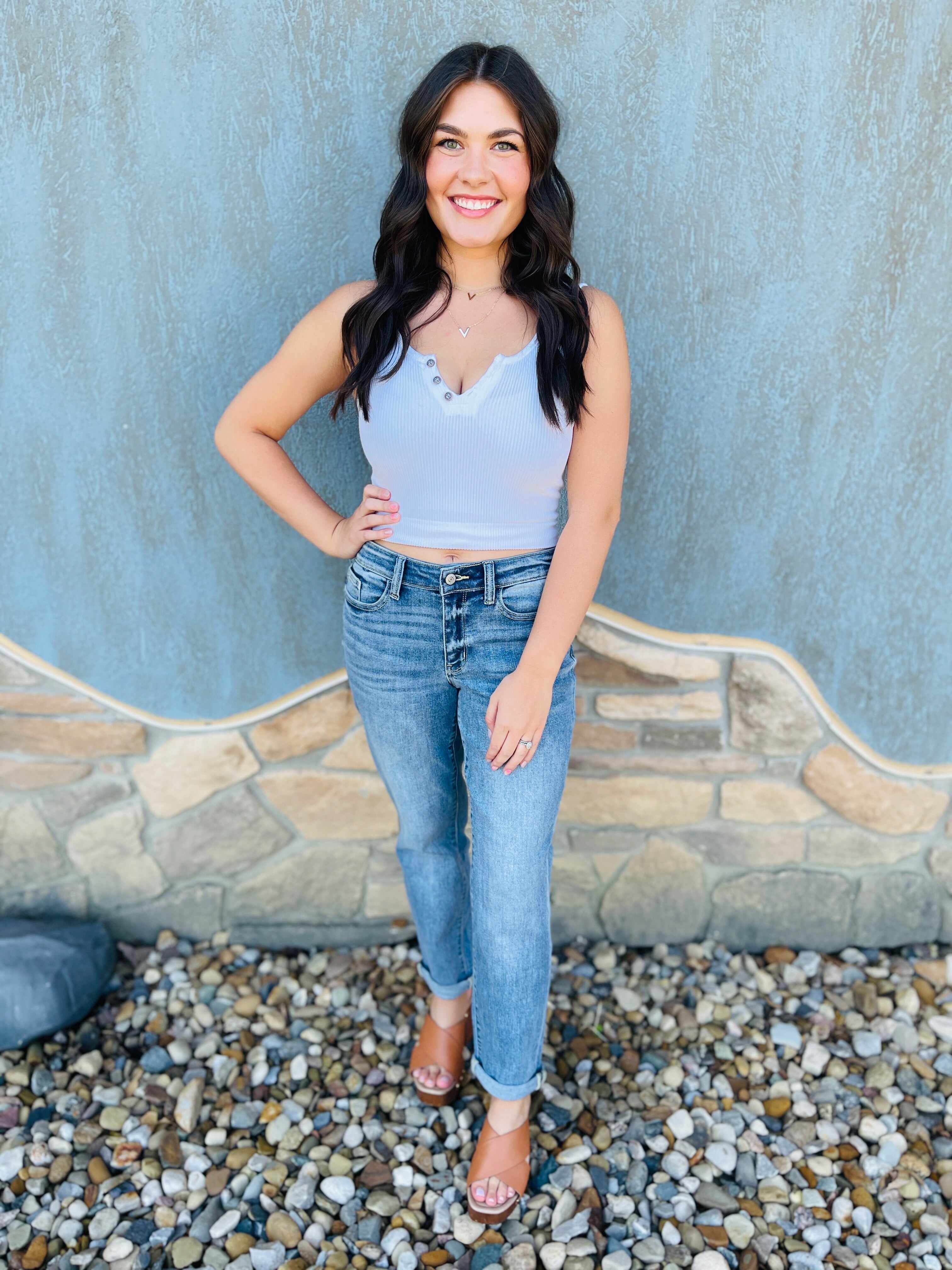 RESTOCK!  Reg/Curvy The Bleach Boys Nondistressed Boyfriend Jeans--Multiple Washes!
