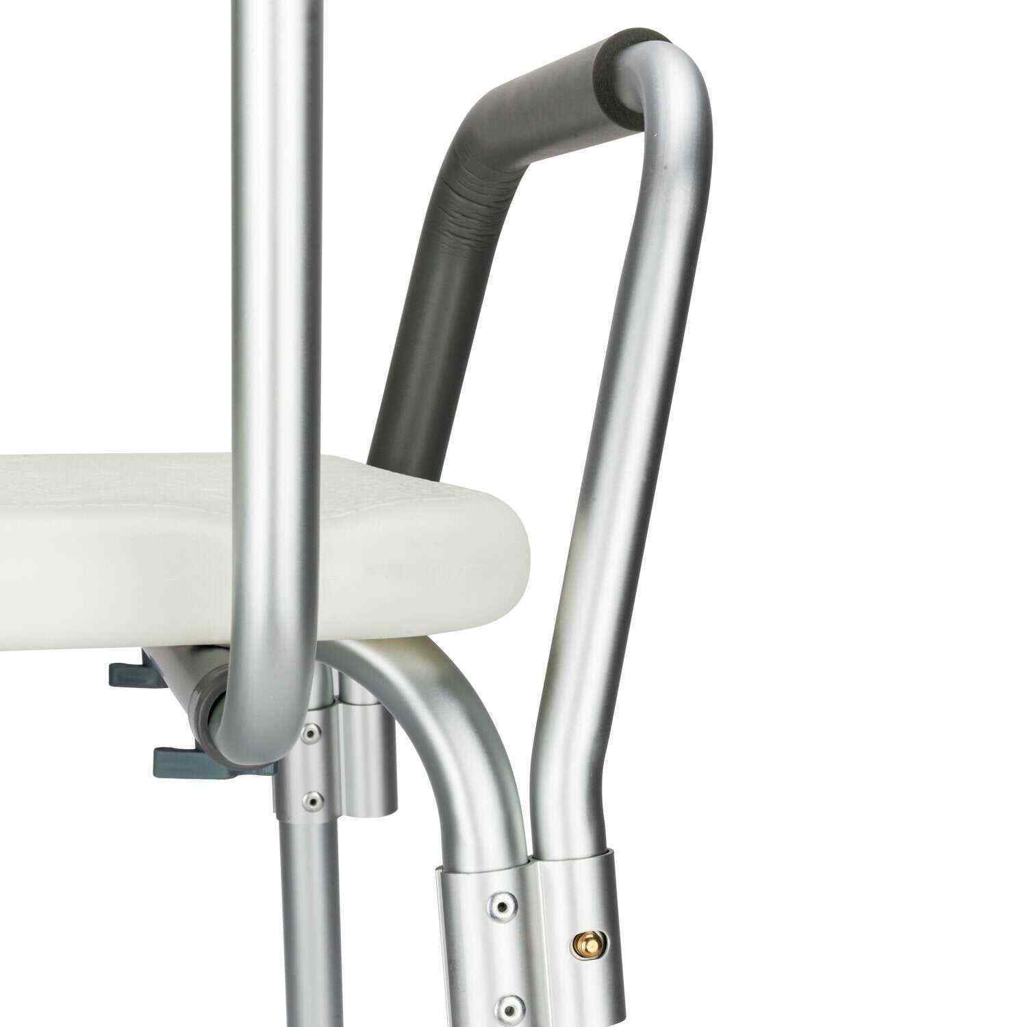450lbs Shower Chair Bath Chair With Safety Steel Fram No-Slip Adjustable Bathroom Bathtub Chair With Durable Back and Arms