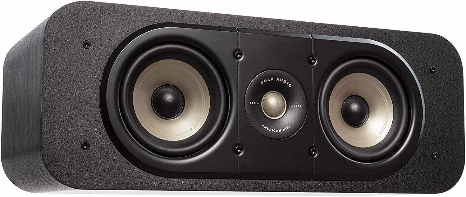 Polk Audio Signature Elite ES20 Bookshelf Speaker - Hi-Res Audio Certified,Dolby Atmos & DTS:X Compatible, 1