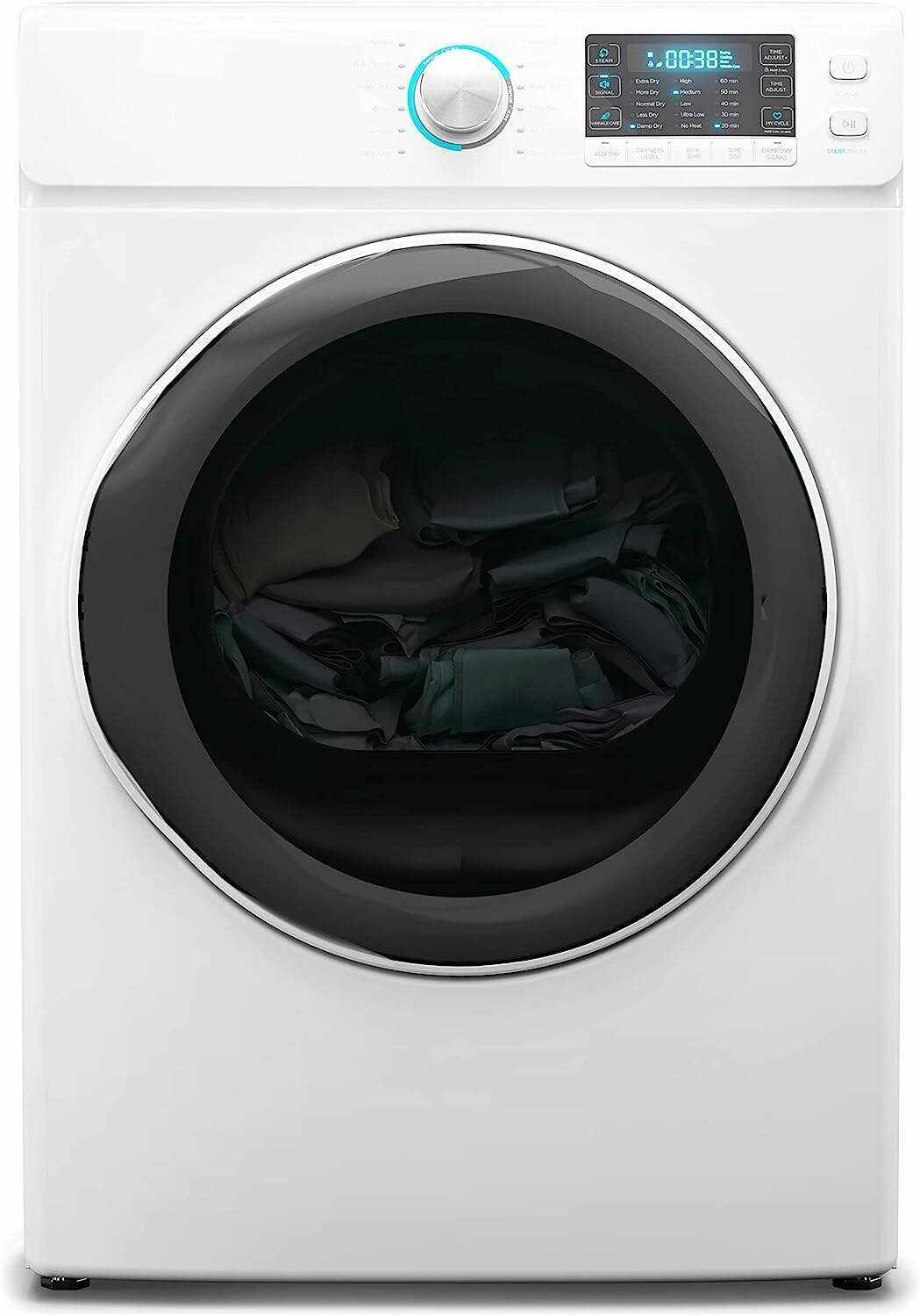 Front Load Machine, 2.7 Cu. Ft, Space Saving Unit with 20-Minute Quick, 12 Washing Cycles, Quiet Inverter Motor [120V], Medium (24