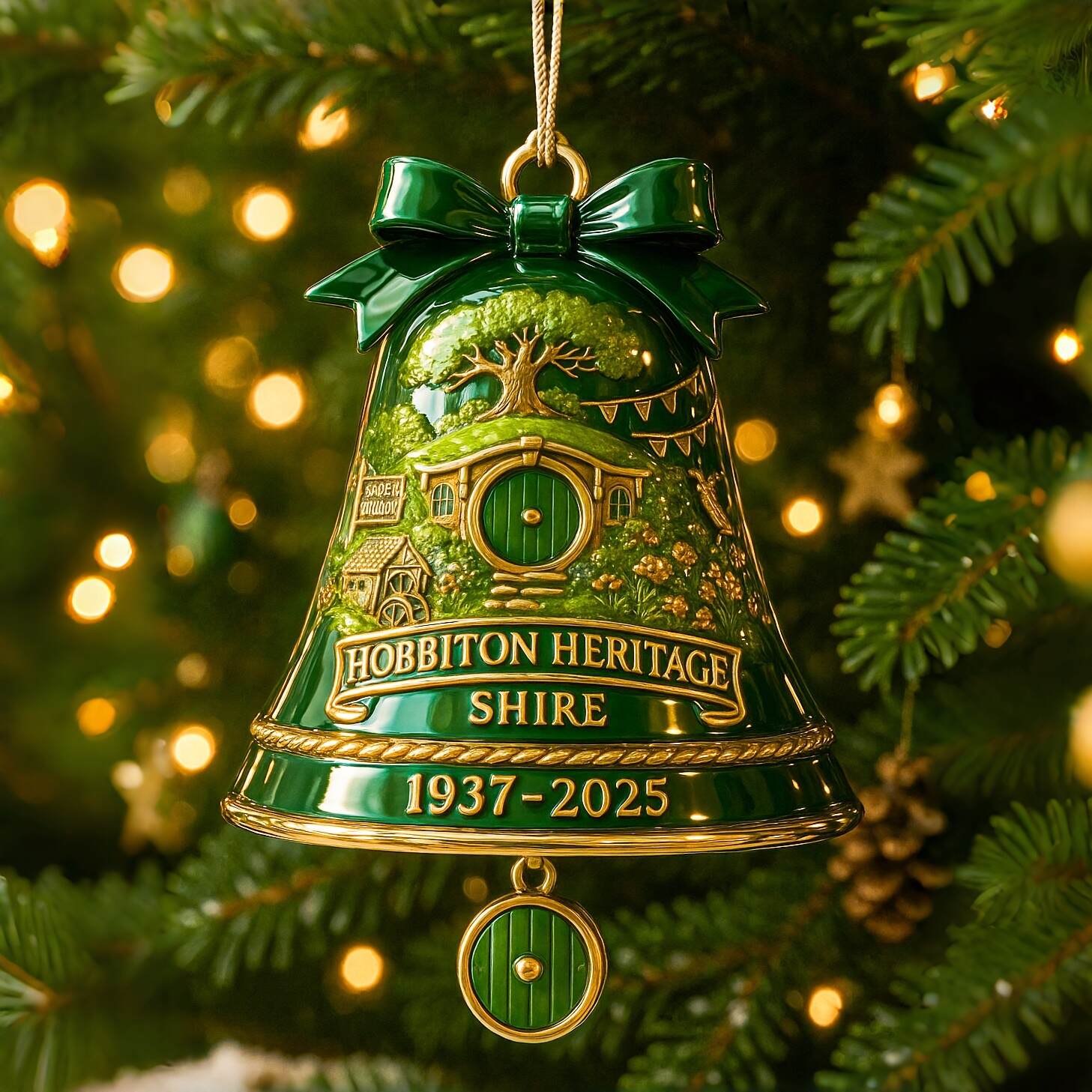 Dark Flame Eye Commemorative Bell Ornament