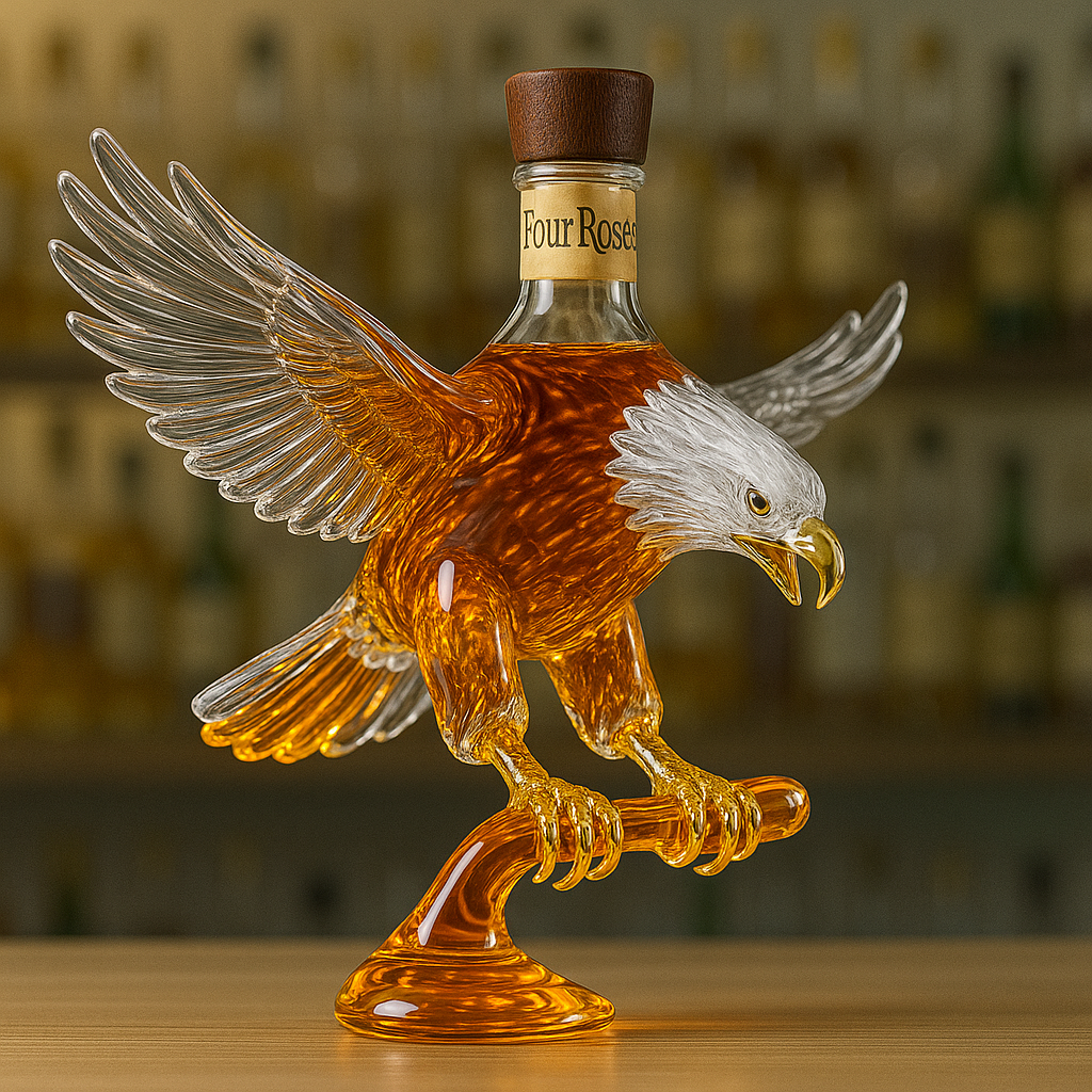 Bald Eagle Whiskey Bottle