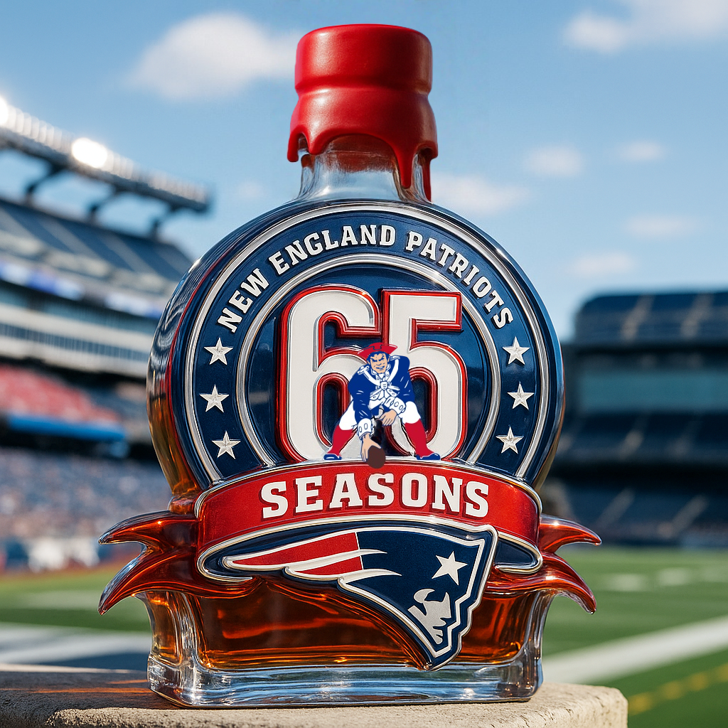 New England Patriots Limited Edition Whiskey Bottle