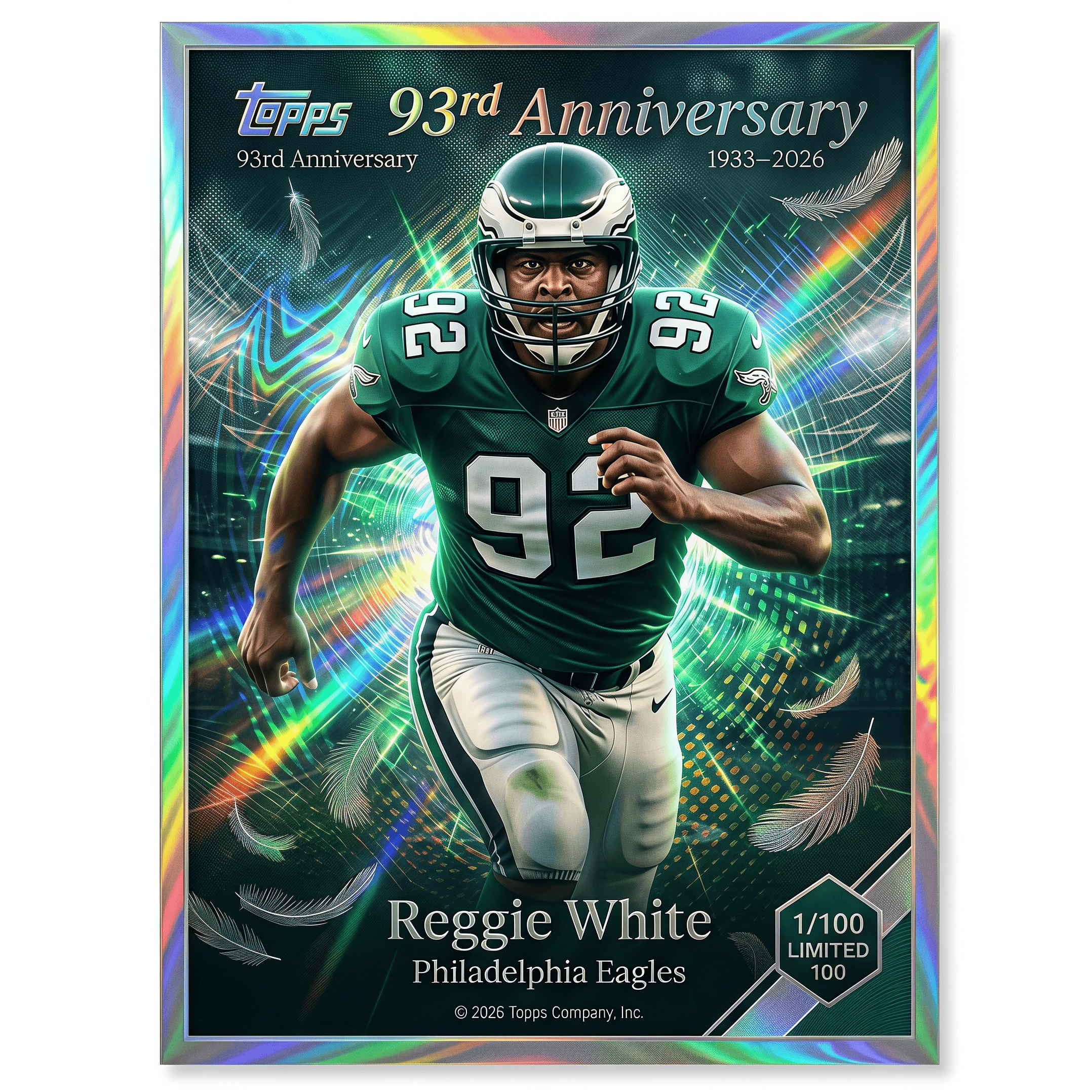 2026 Philadelphia Eagles 93rd Anniversary Hobby Box