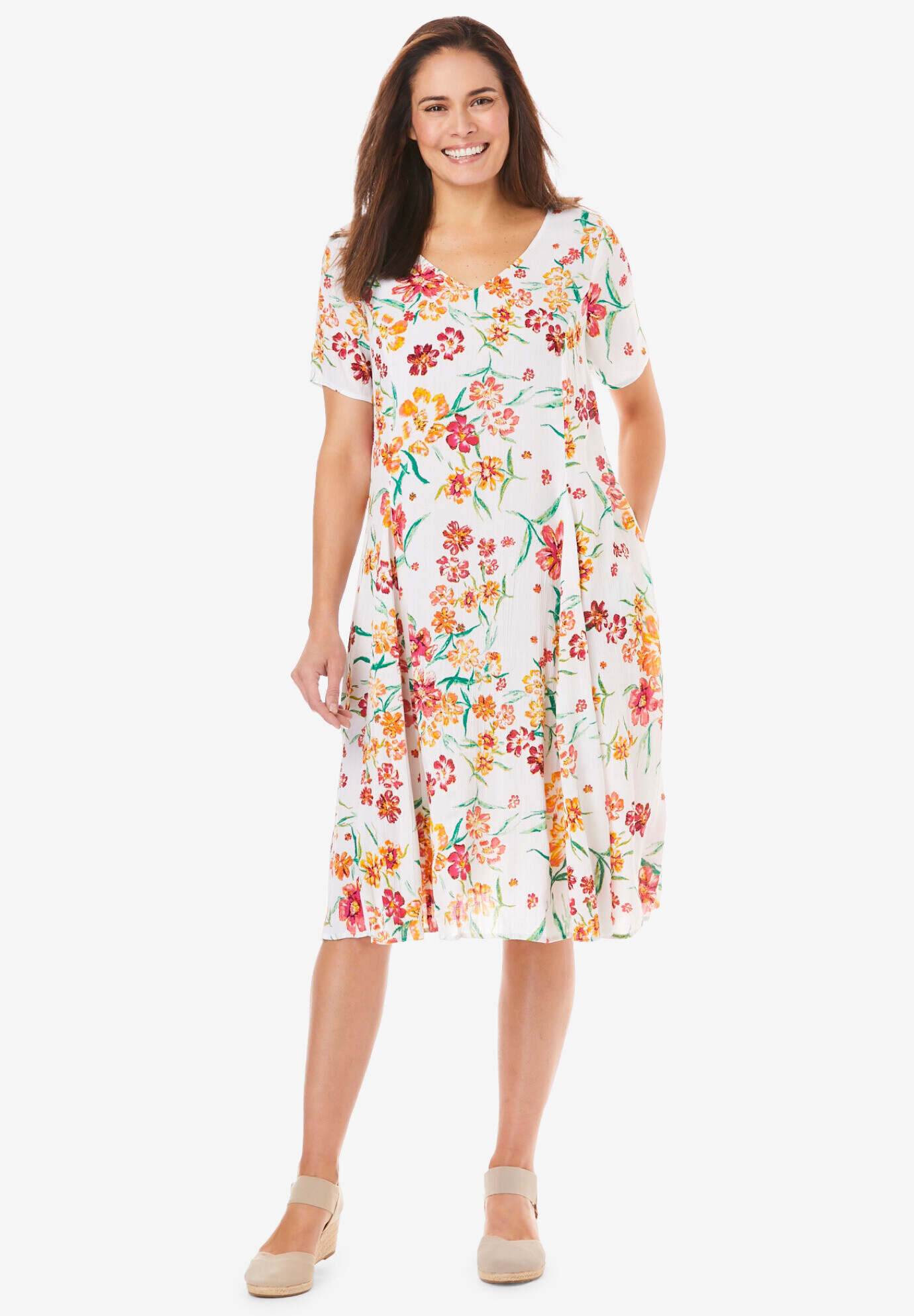 Short Crinkle Dress