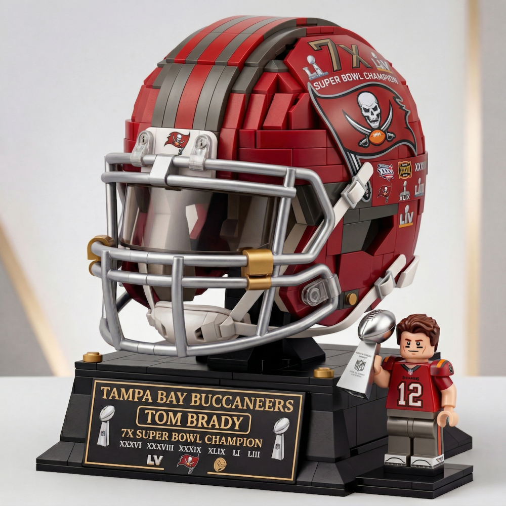 Brady 7 Rings Legacy Helmet Collector Set