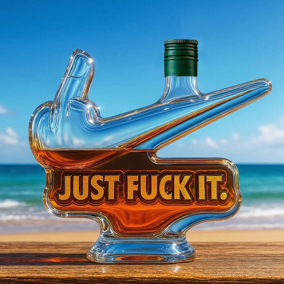 Funny & Rebellious Whisky Bottle