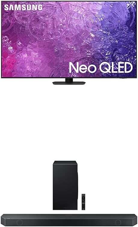 SAMSUNG 55-Inch Class Neo QLED 4K QN90C Series Neo Quantum HDR+, Dolby Atmos, Object Tracking Sound+, Anti-Glare, Gaming Hub, Q-Symphony, Smart TV with Alexa Built-in (QN55QN90C, 2023 Model)