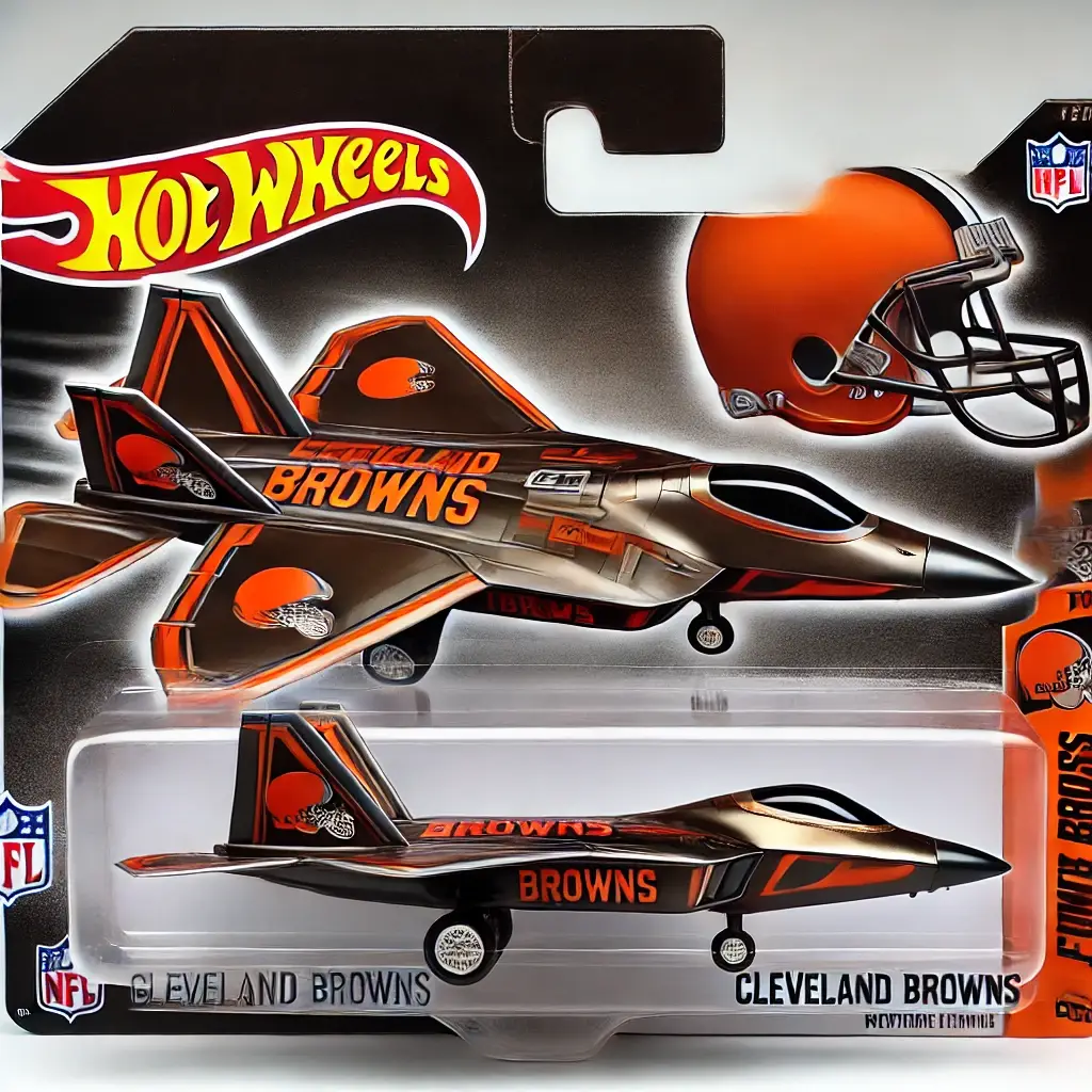 Hot Wheels x NFL F-22 Fighter