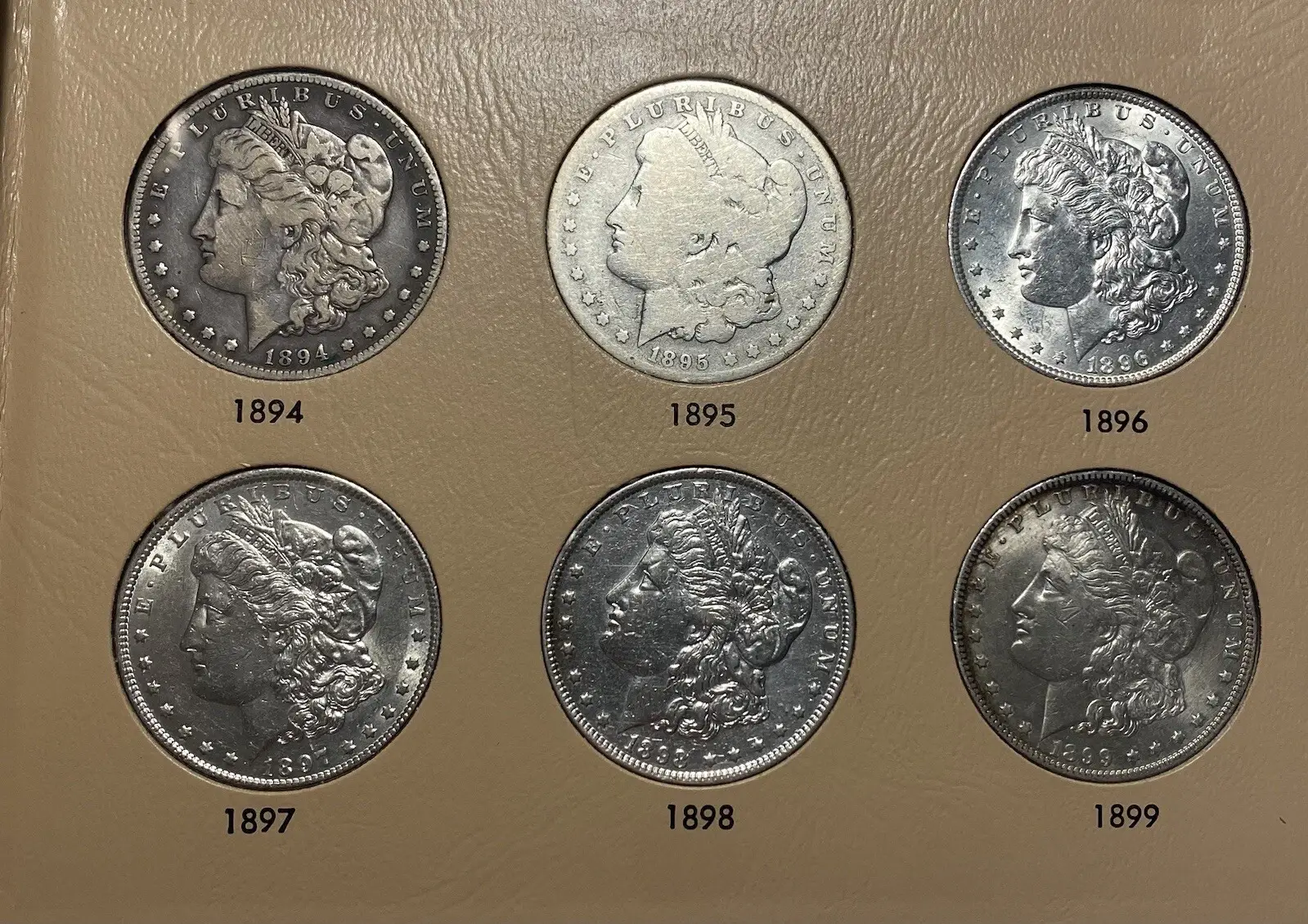 【Complete Set】1878–1921 S Morgan Silver Dollar Set-28PC — MS60💰 Free Shipping