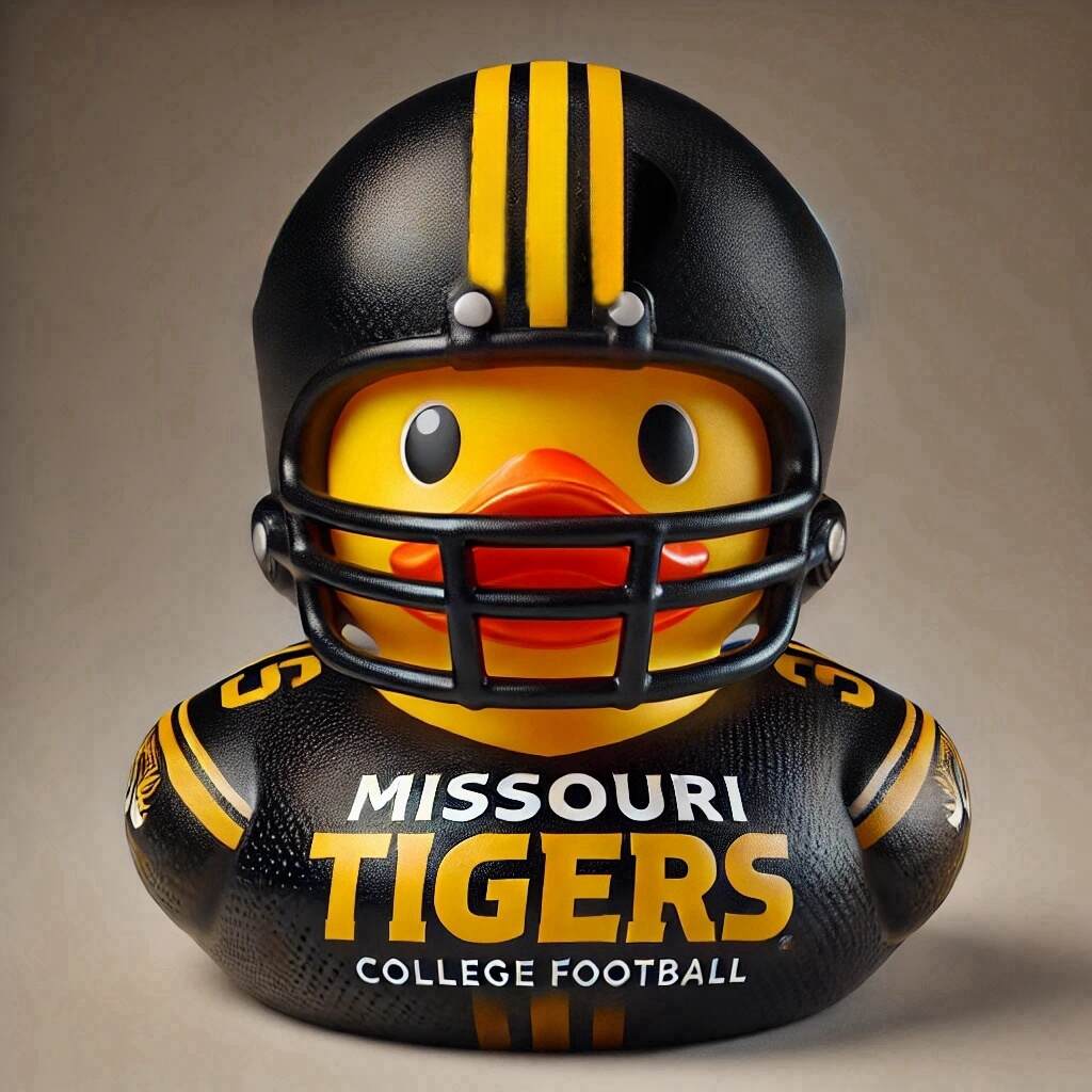 College Football Rubber Duck