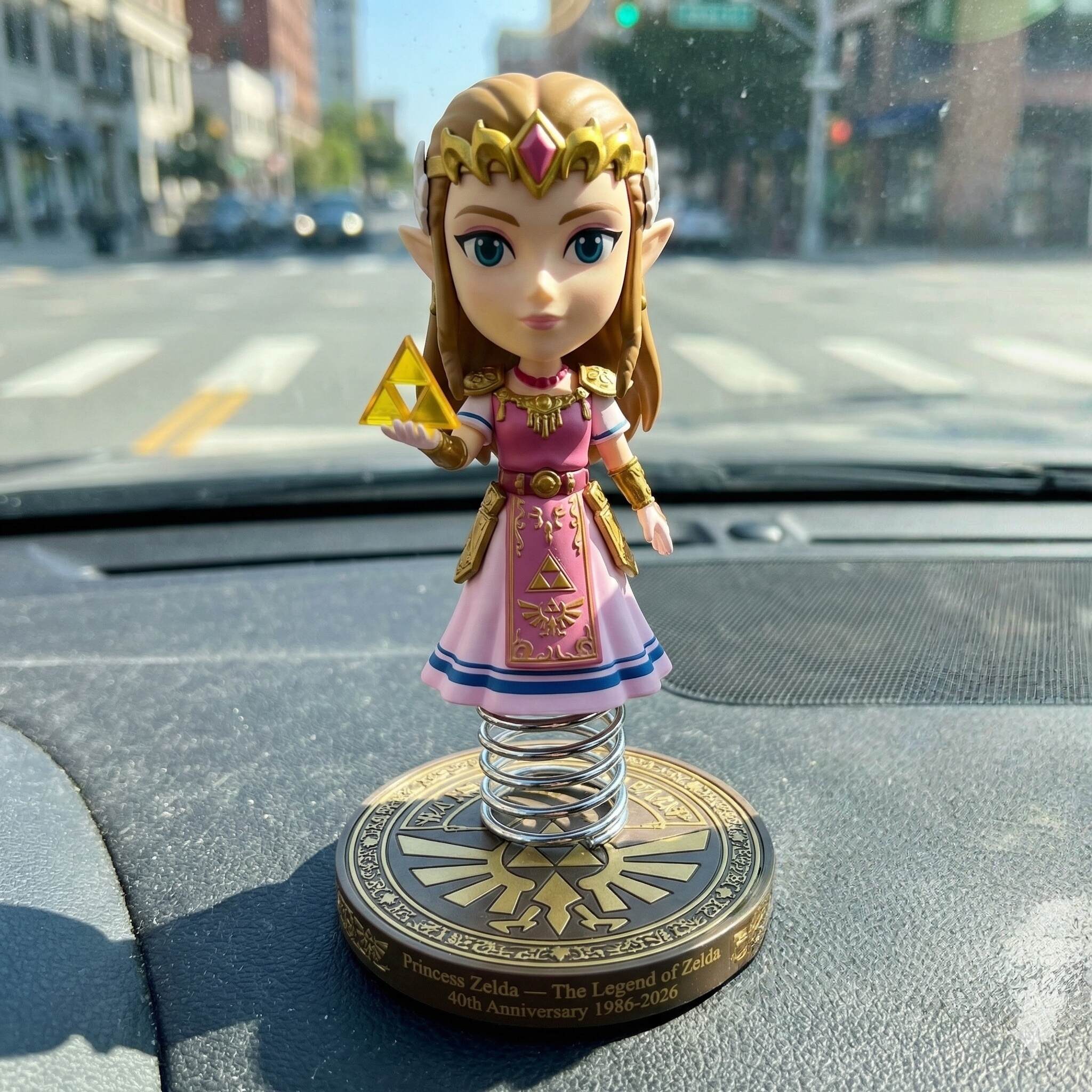The Legend of Zelda 40th Anniversary Dashboard Bobblehead