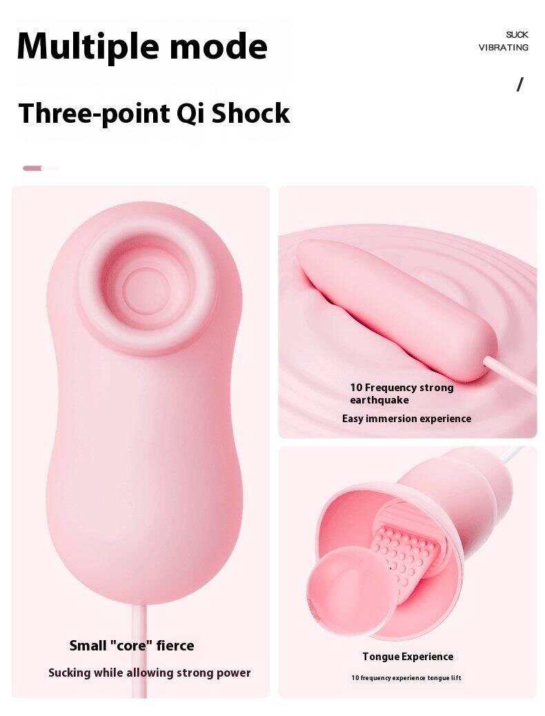 Tongue Sucking Remote Control Vibrator Set