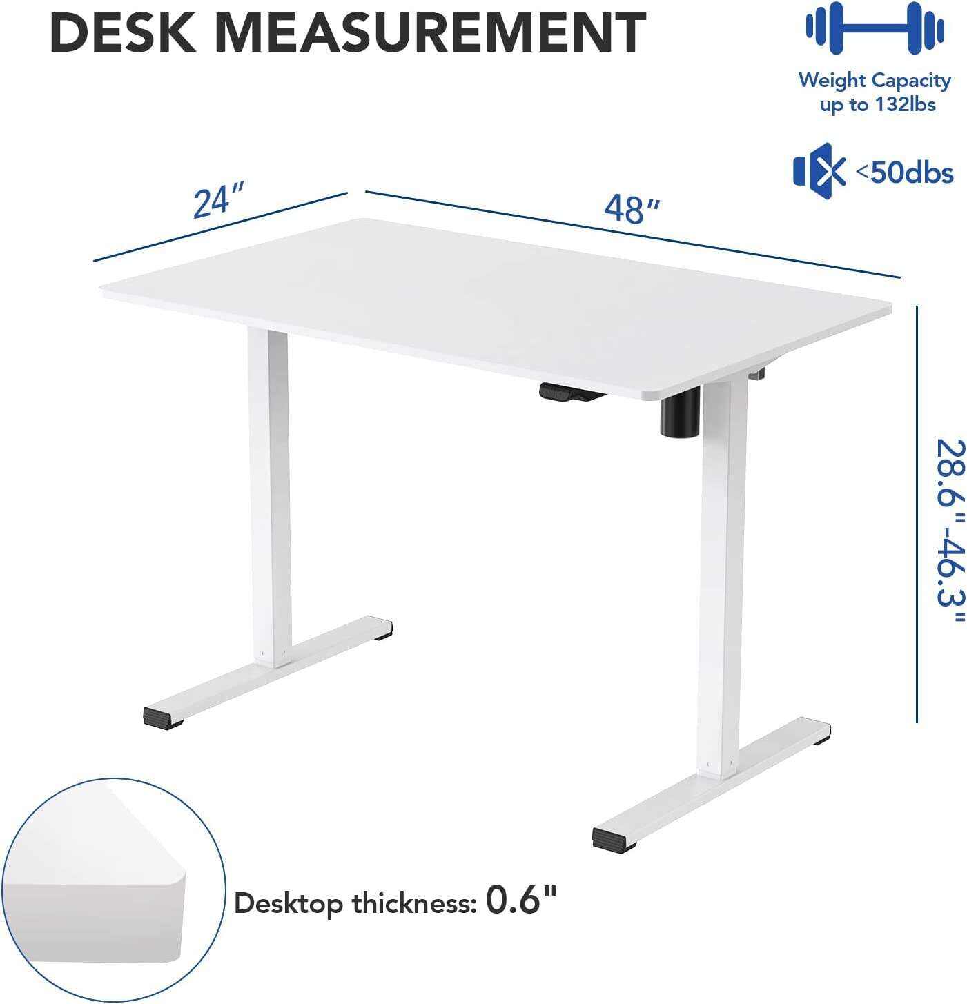 2024 New Electric Lift Computer Desk