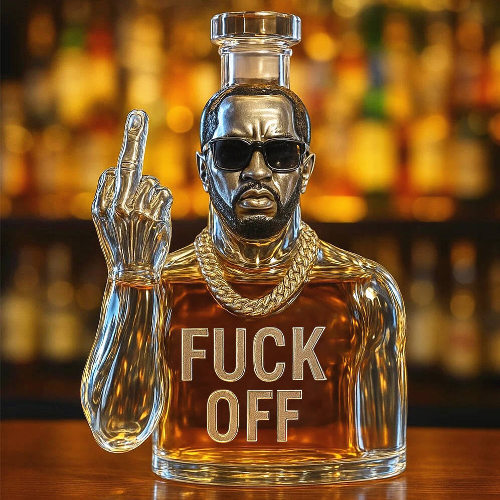 Attitude Bad Boy Era Whiskey Bottle