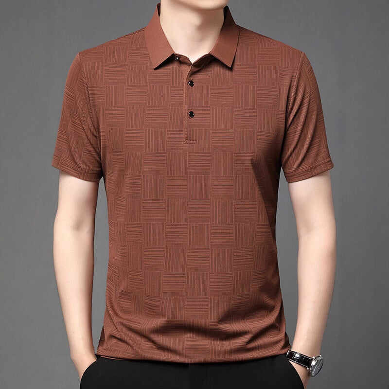 Slim Fit Breathable New Men's Lapel T-shirt