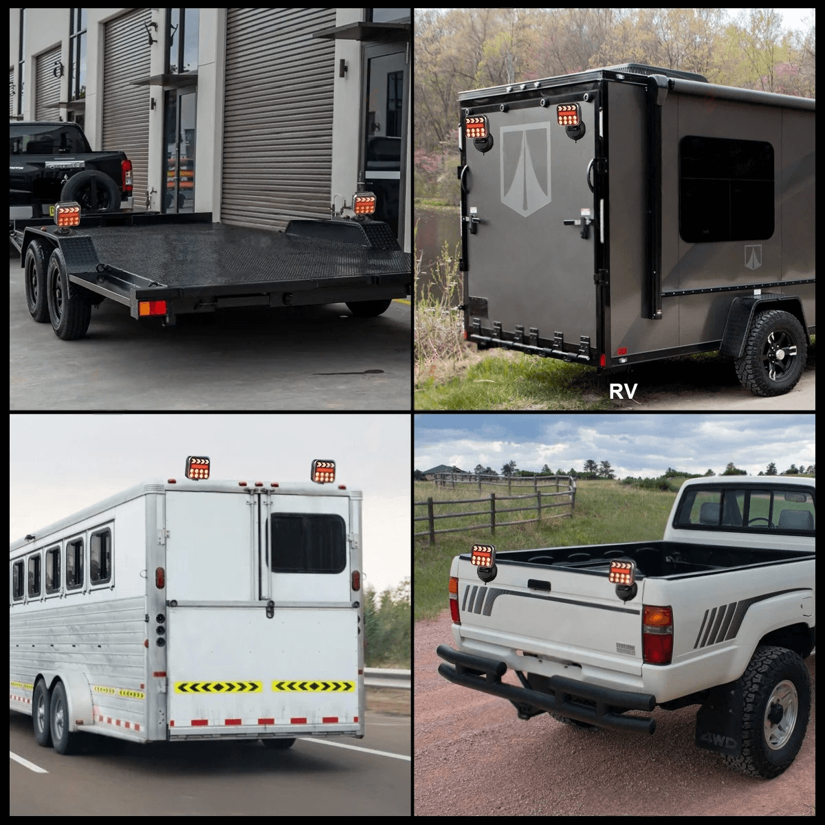 Magnetic Wireless Trailer Lights