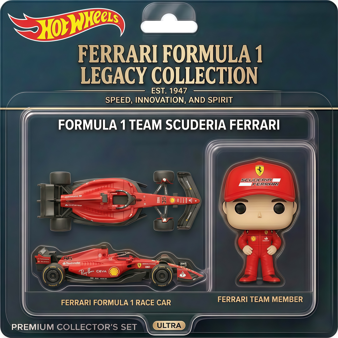 🏁🔥 Hot Wheels x Formula 1 Official Legacy Collector’s Set