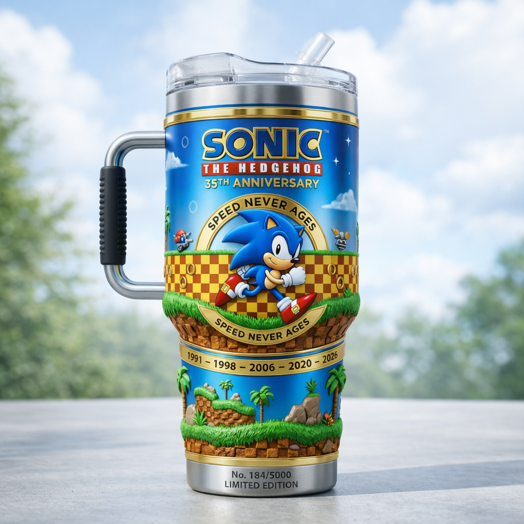 Sonic 35th Anniversary Collector Tumbler