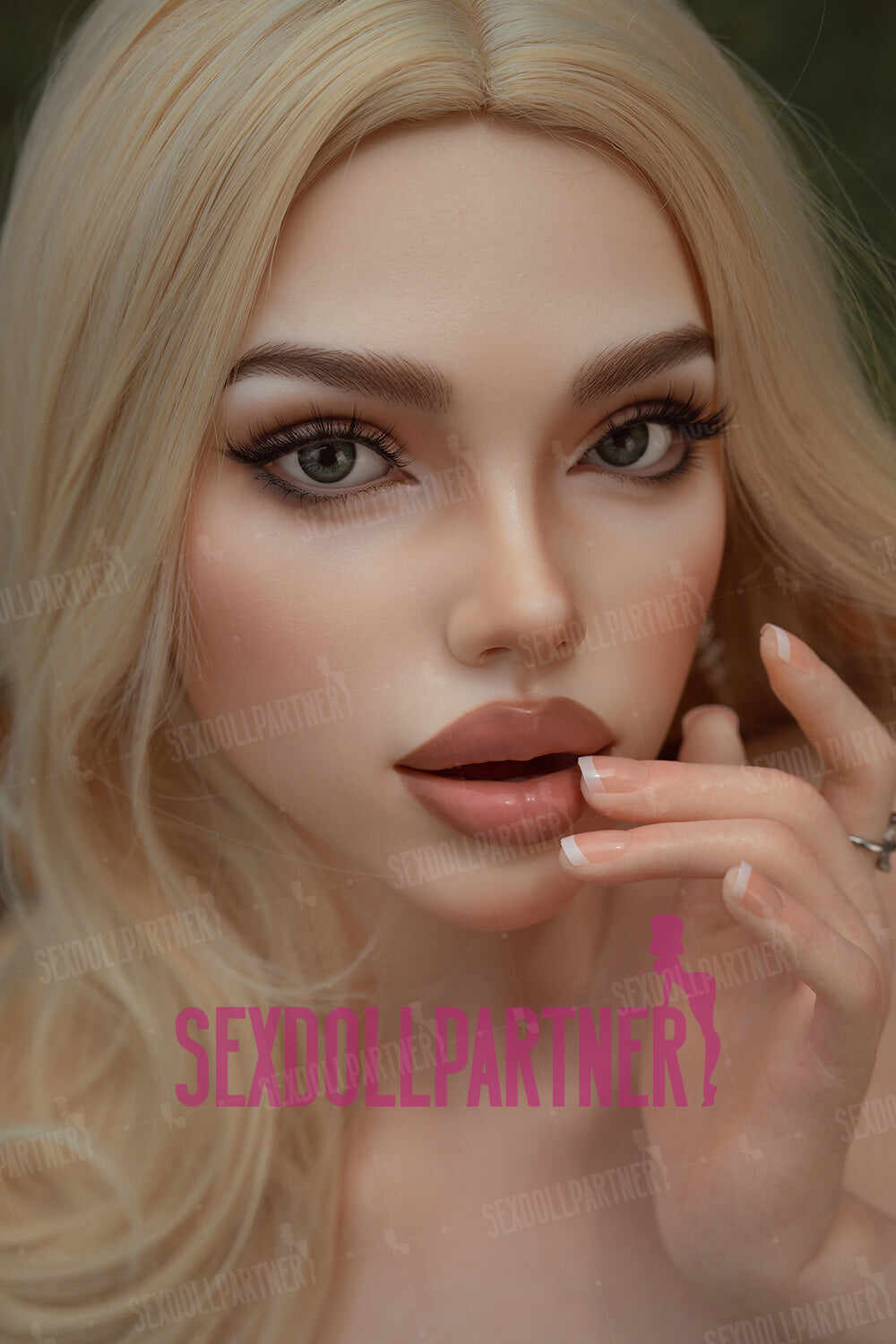 Abbie 5ft25/ 160cm #M22 Blowjob ROS Head Full Silicone Blonde Sexy Female Adult Sex Doll For Men
