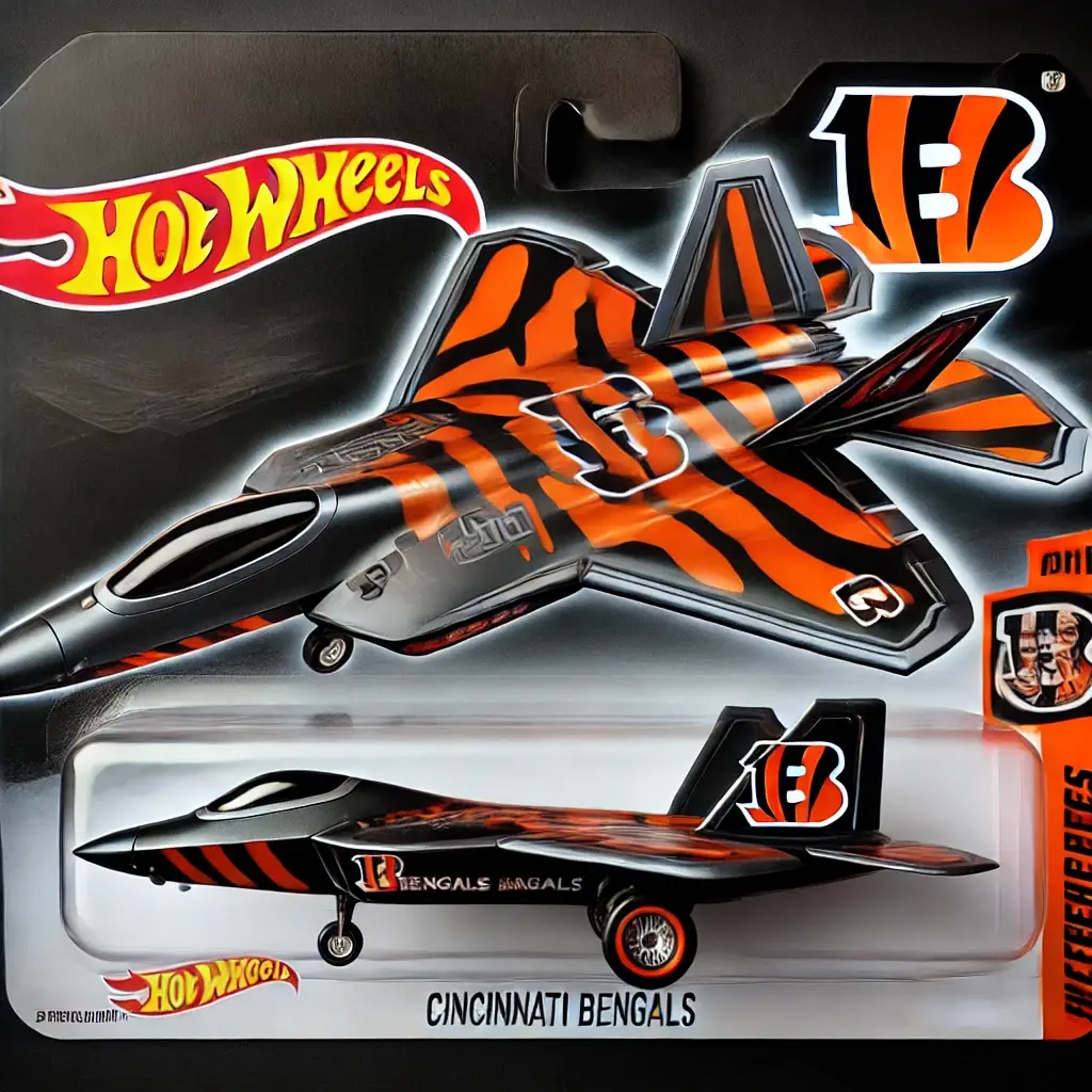 Hot Wheels x NFL F-22 Fighter