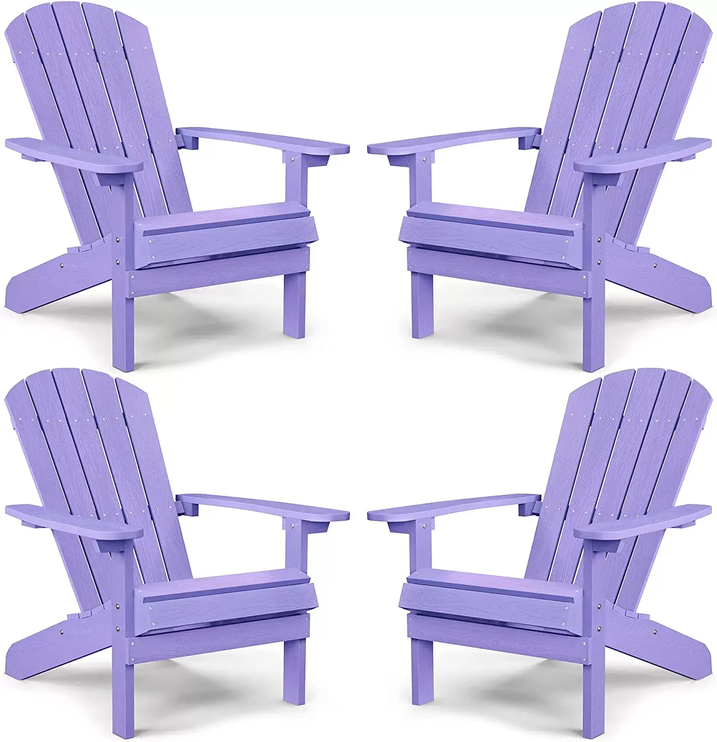 Adirondack Chair ,Patio Chairs 5 Steps Easy Installation,Widely Used in Outdoor, Fire Pit, Deck, Outside, Garden, Campfire Chairs