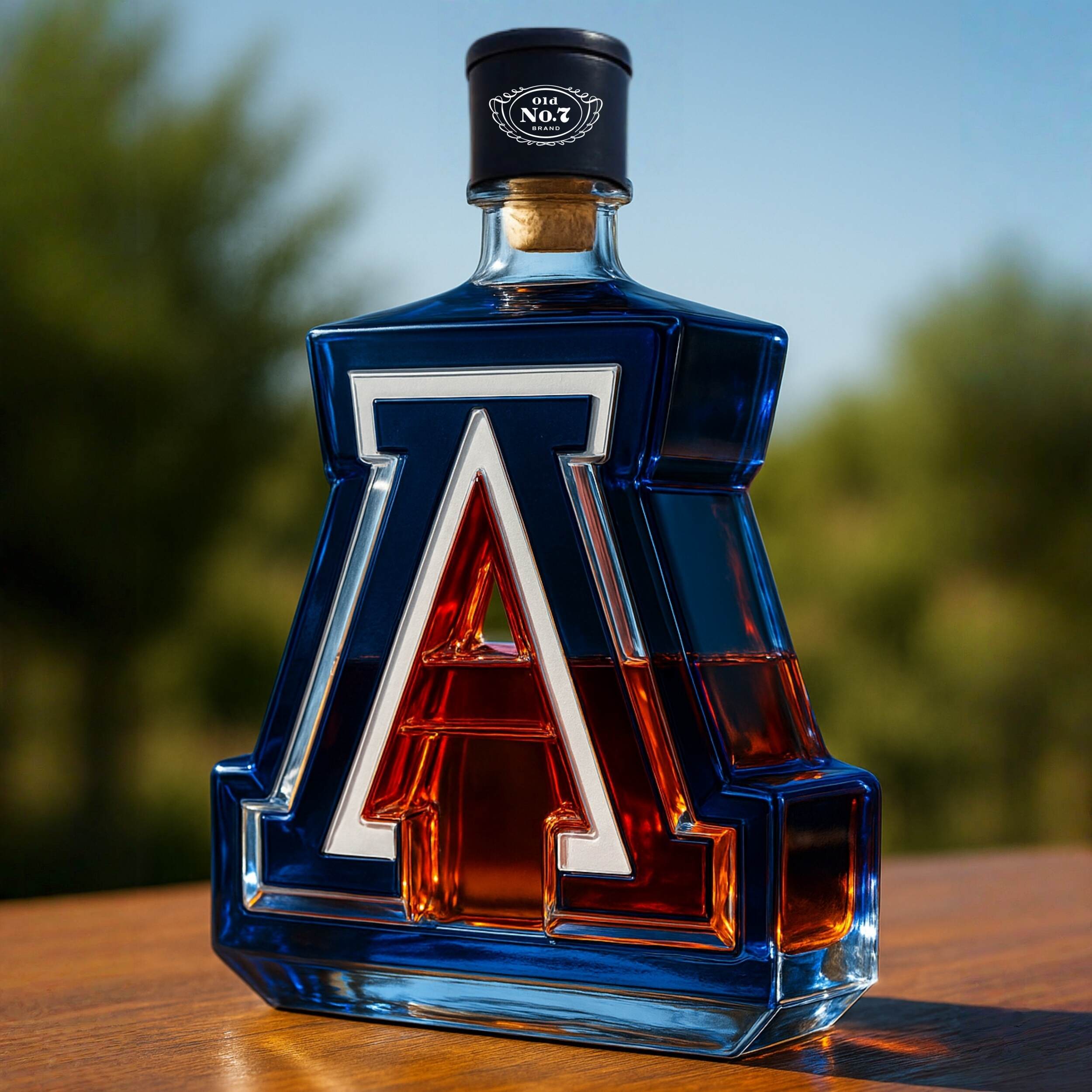 Arizona Wildcats Whiskey Bottle