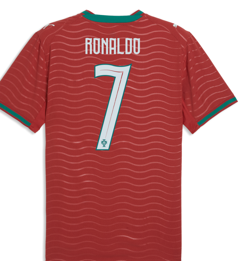 Cristiano Ronaldo Portugal National Team Puma 2026 Home Authentic Jersey - Red