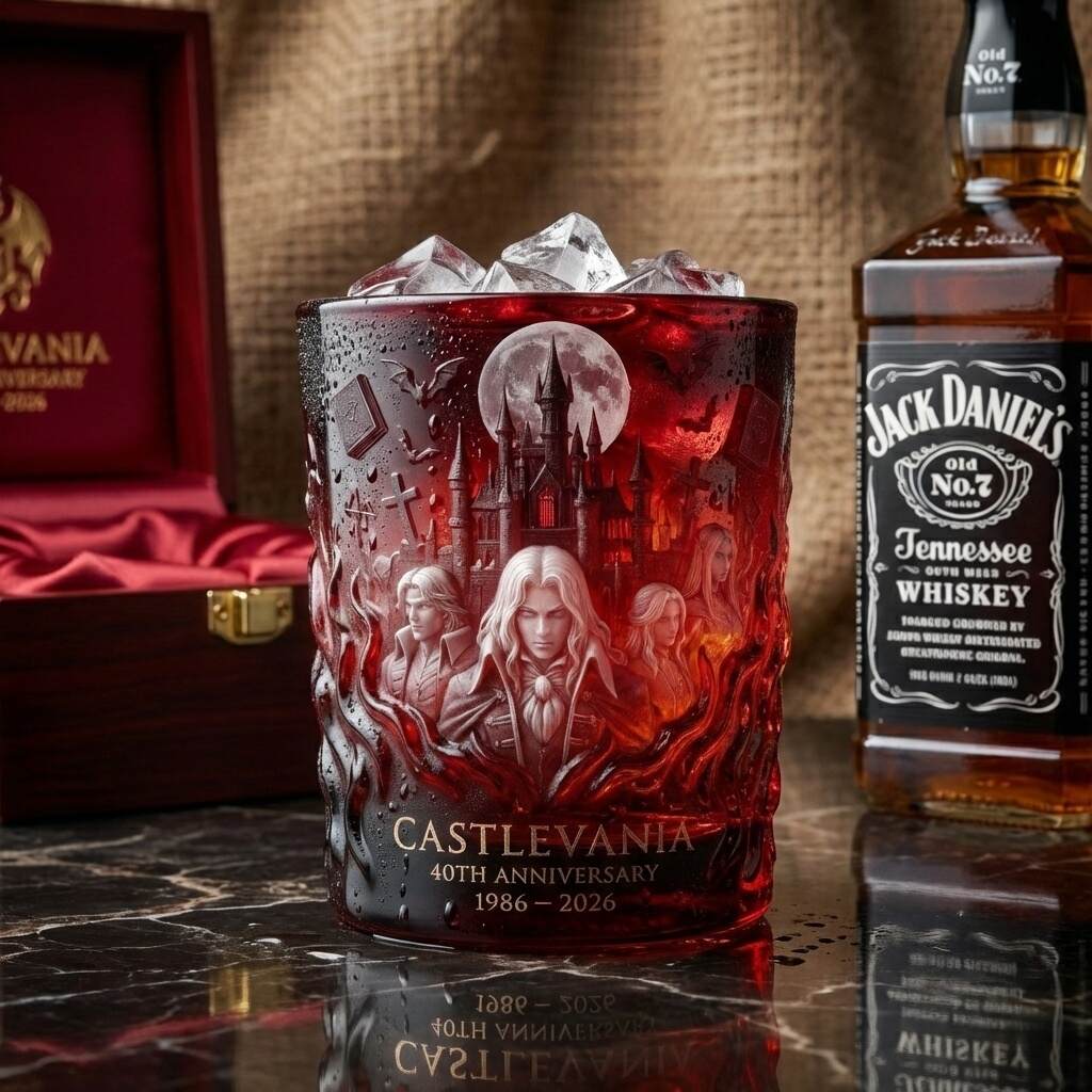Castlevania 40th Anniversary Gothic Collector Glass