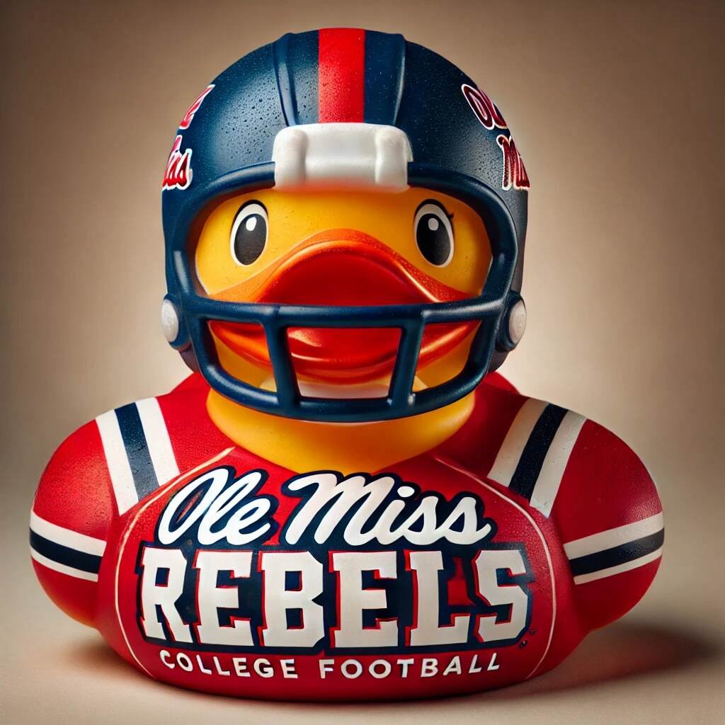 SEC Football Rubber Duck