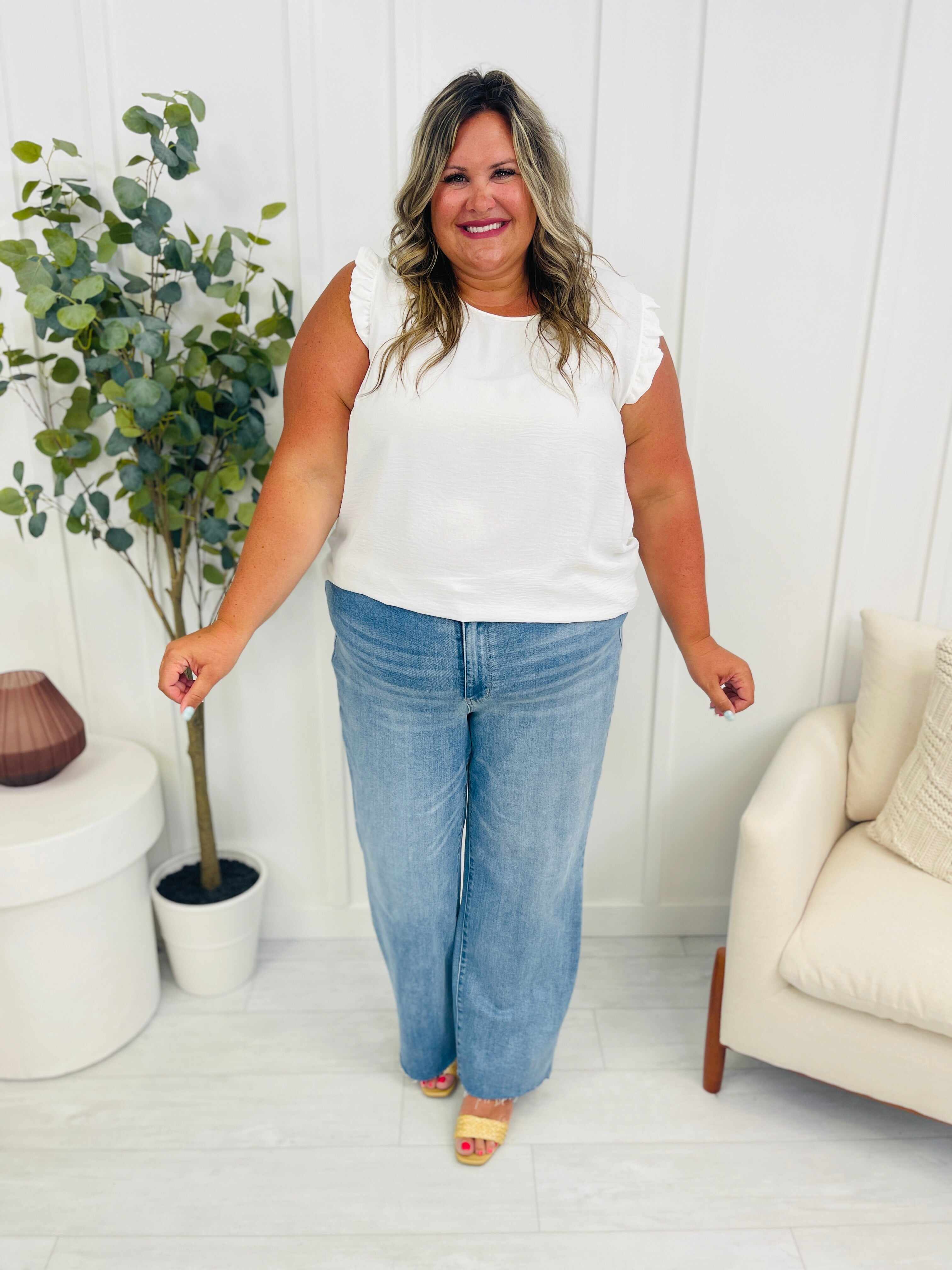 REG/CURVY Stand By Me Wide Leg Trouser Jeans