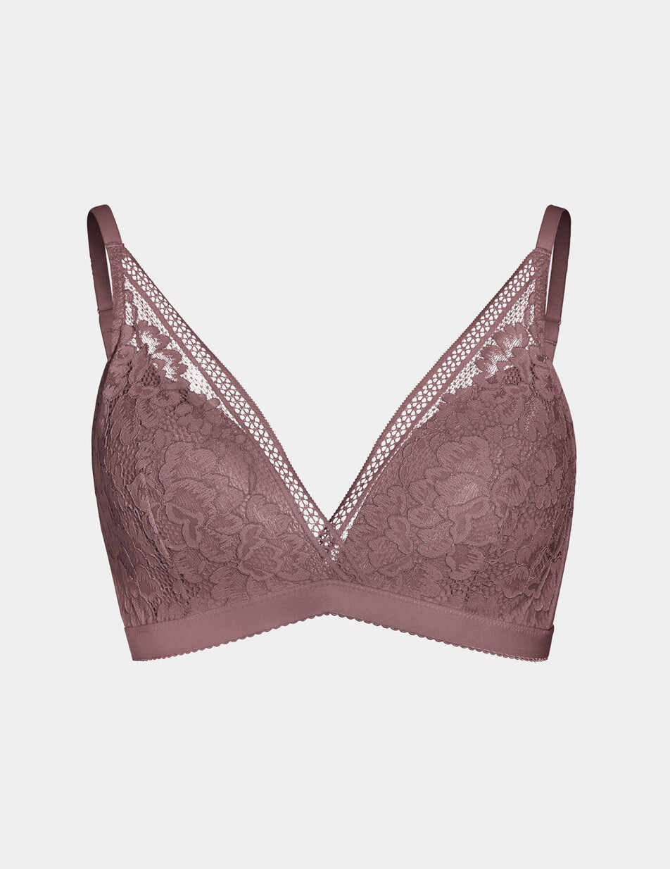 Lace Deep-V Bra