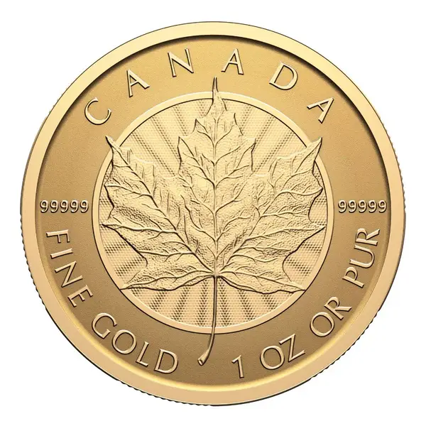 2025 1 Oz Gold Coin $200 Canada—PUREST MAPLE LEAF
