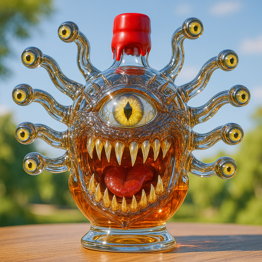 DND Beholder Whiskey Bottle