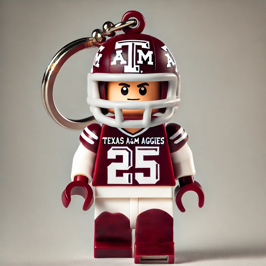 College Football Keychain