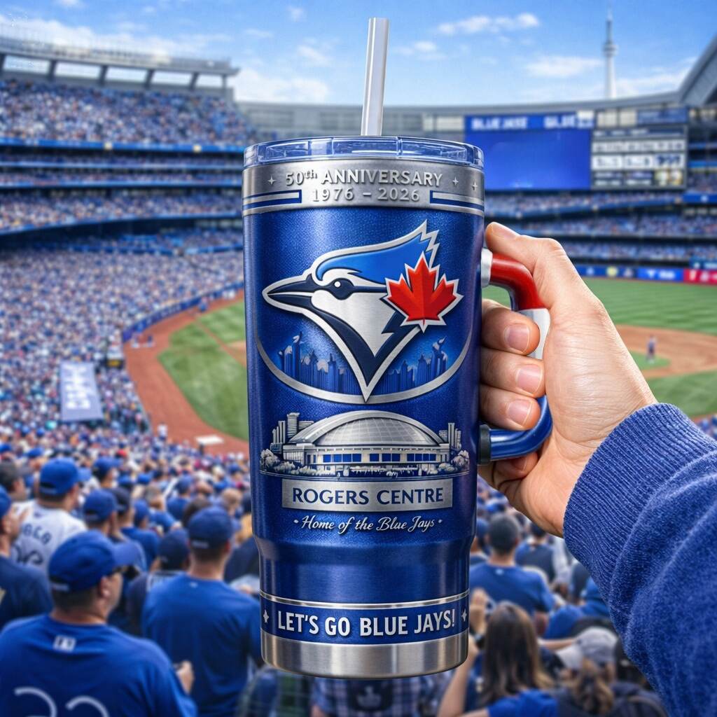 Toronto Blue Jays 50th Anniversary Tumbler (1976-2026)