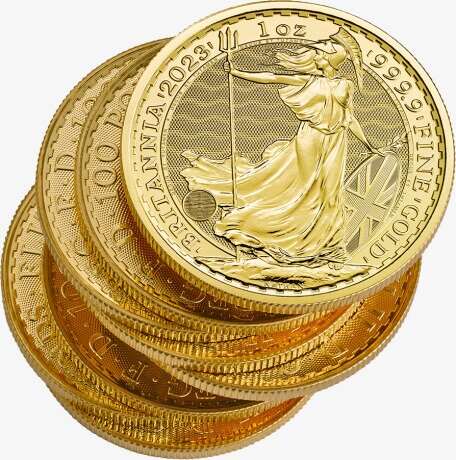 2023 1oz Gold Great Britain Britannia – Queen Elizabeth