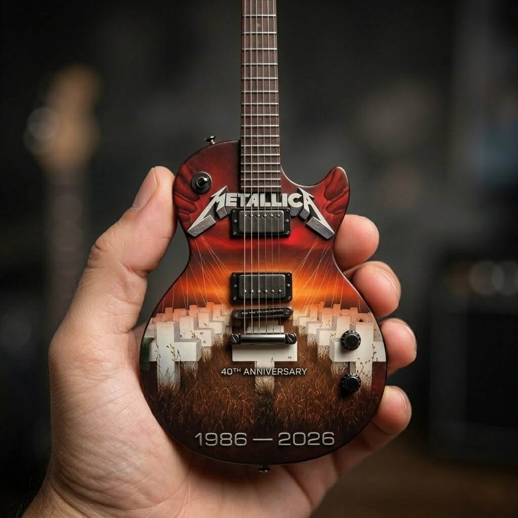 Metallica Master of Puppets 40th Anniversary Limited Edition Mini Axe