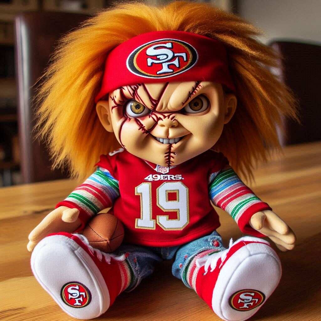 💀🏈Chucky NFL Team Doll