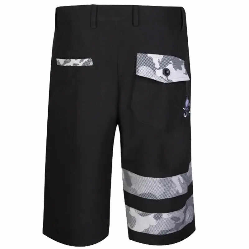 Zuma Cool-Stretch Men's Golf Shorts (Black/Camo X)