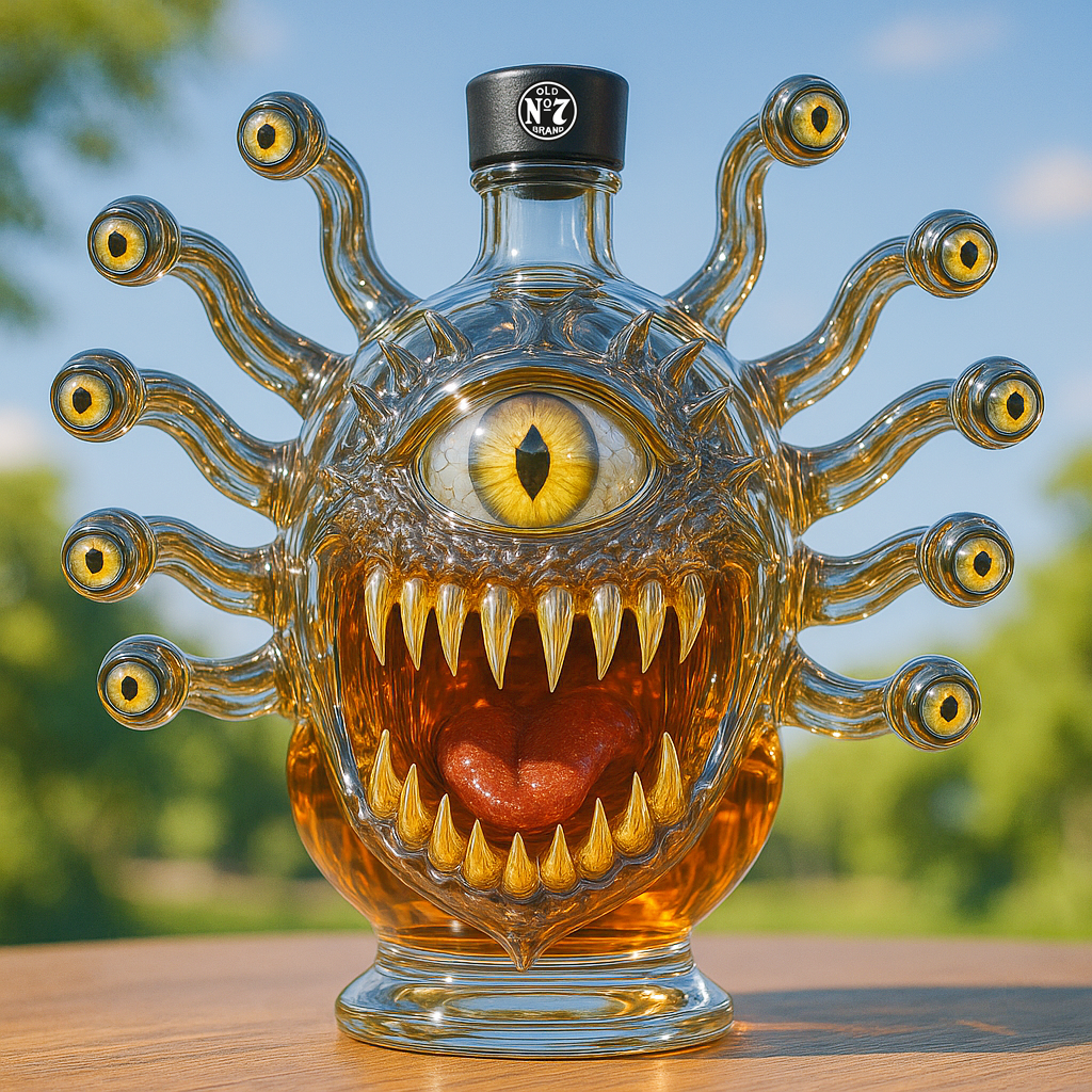 DND Beholder Whiskey Bottle