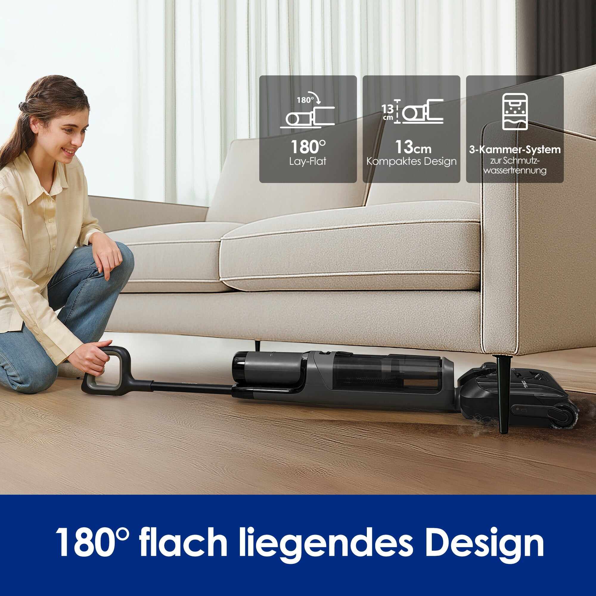 Tineco FLOOR ONE i6 Stretch Cordless Wet Dry Vacuum Cleaner