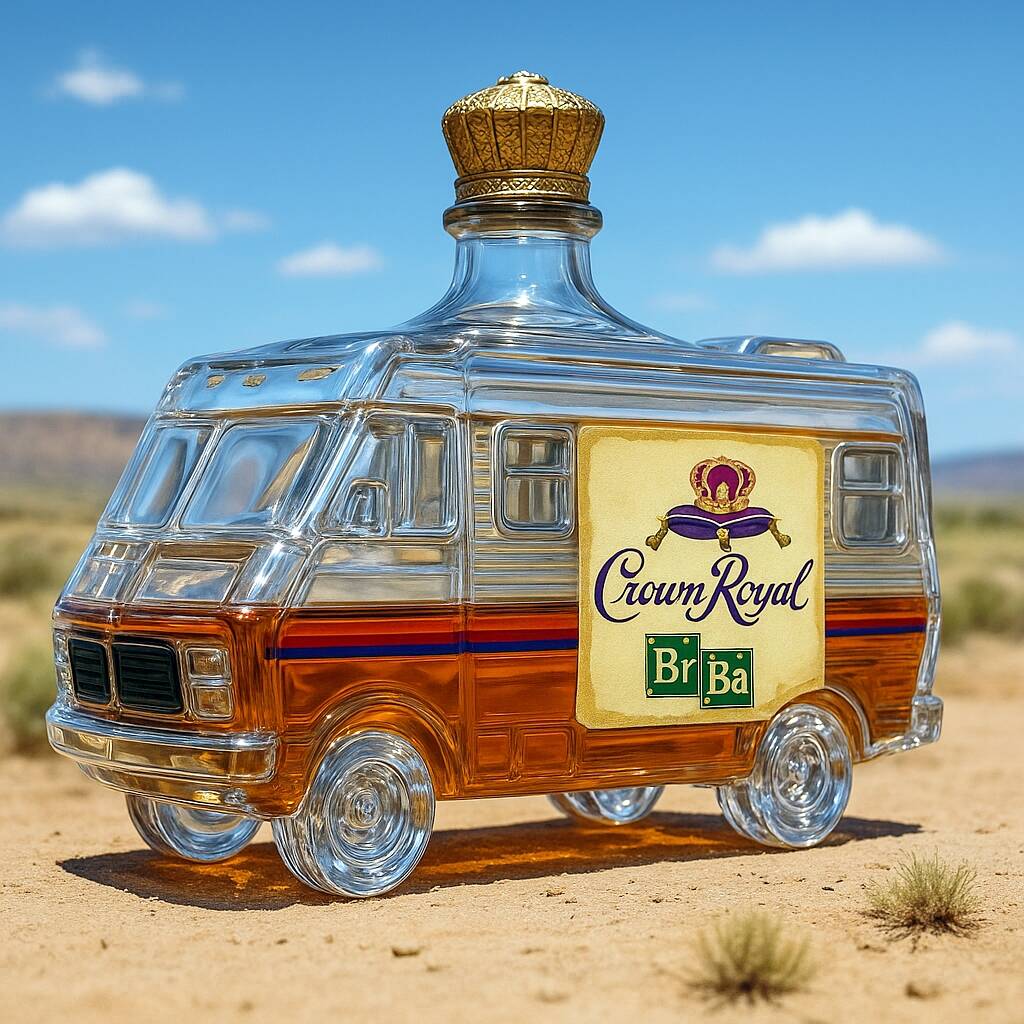 Breaking Bad RV Whiskey Bottle