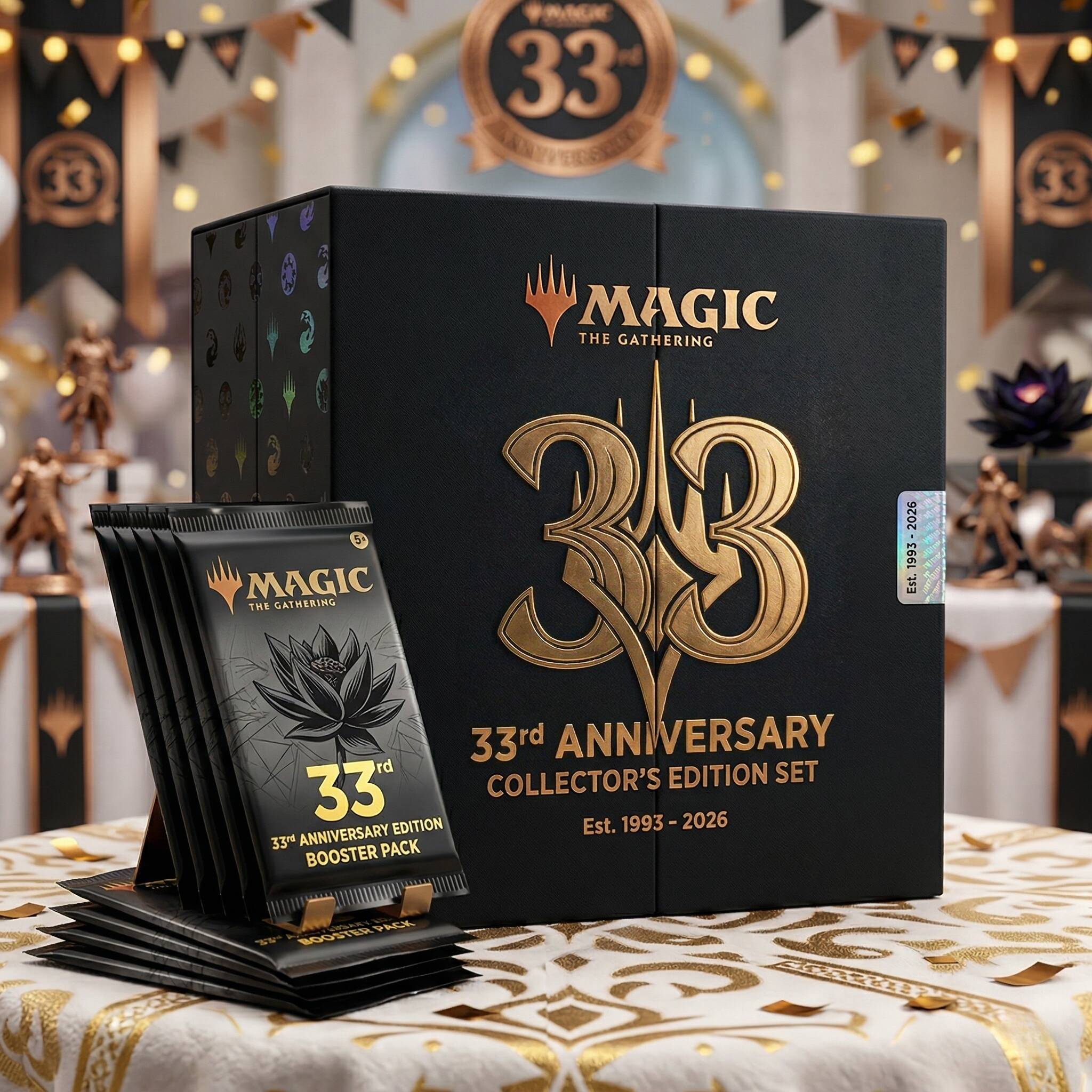 Magic The Gathering 33rd Anniversary Collector’s Edition Cards！