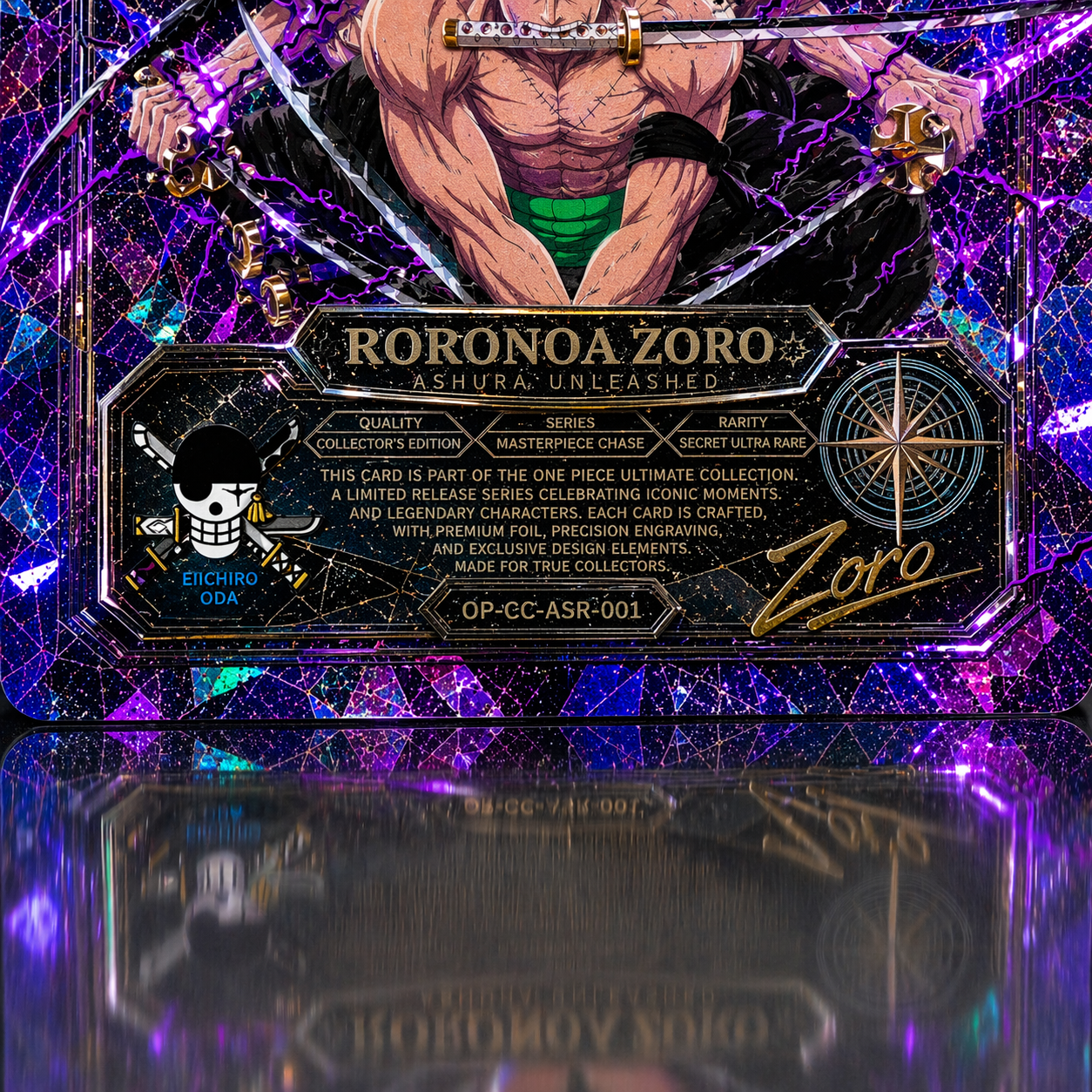 ⚔️One Piece Zoro Ashura Unleashed Secret Chase Ultra Rare Card !🏴‍☠️