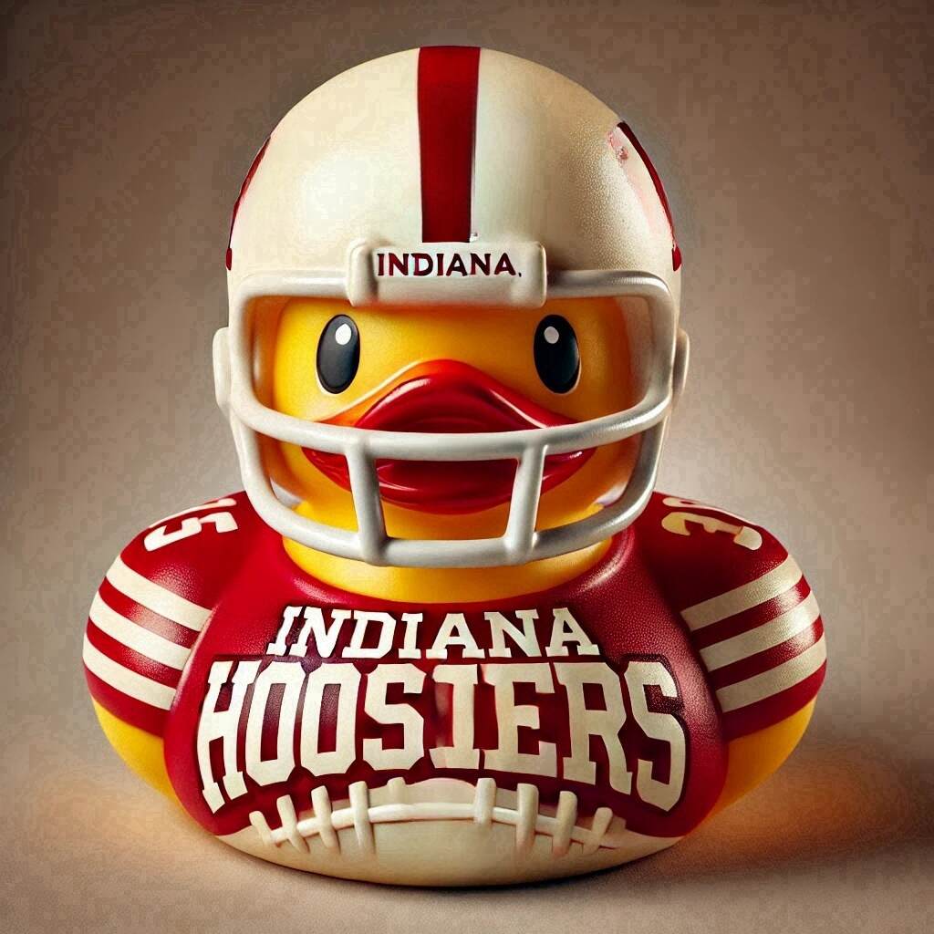 College Football Rubber Duck