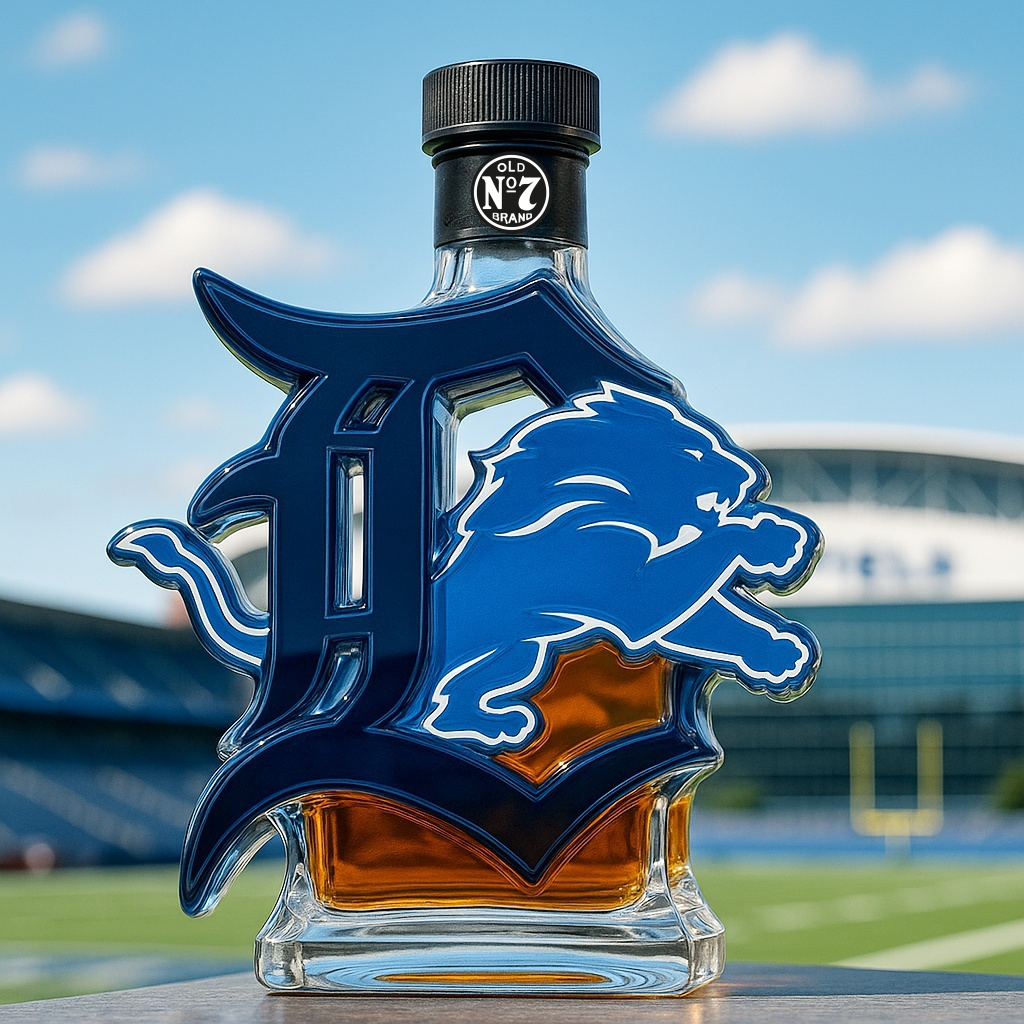 Detroit Proud Legacy Whiskey Bottle