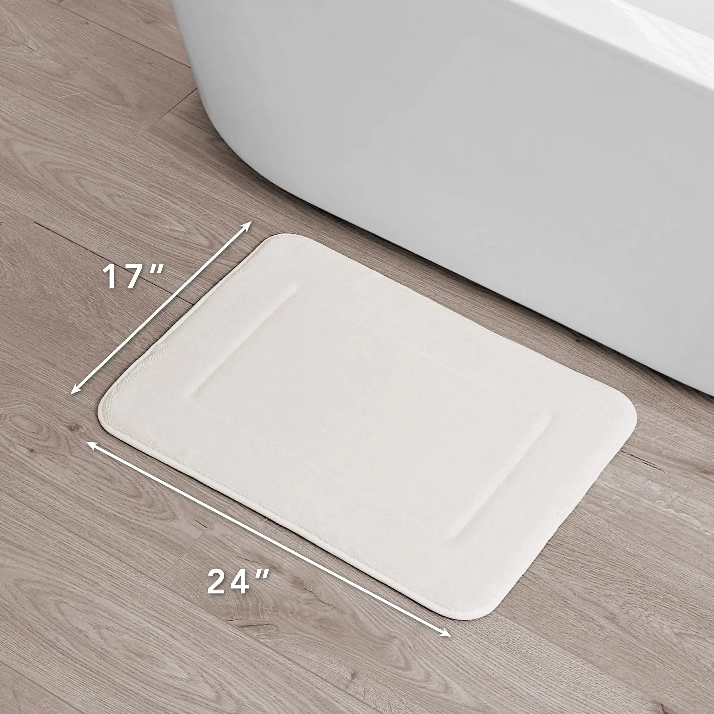 Oliver Brown Terry Memory Foam Bath Mat