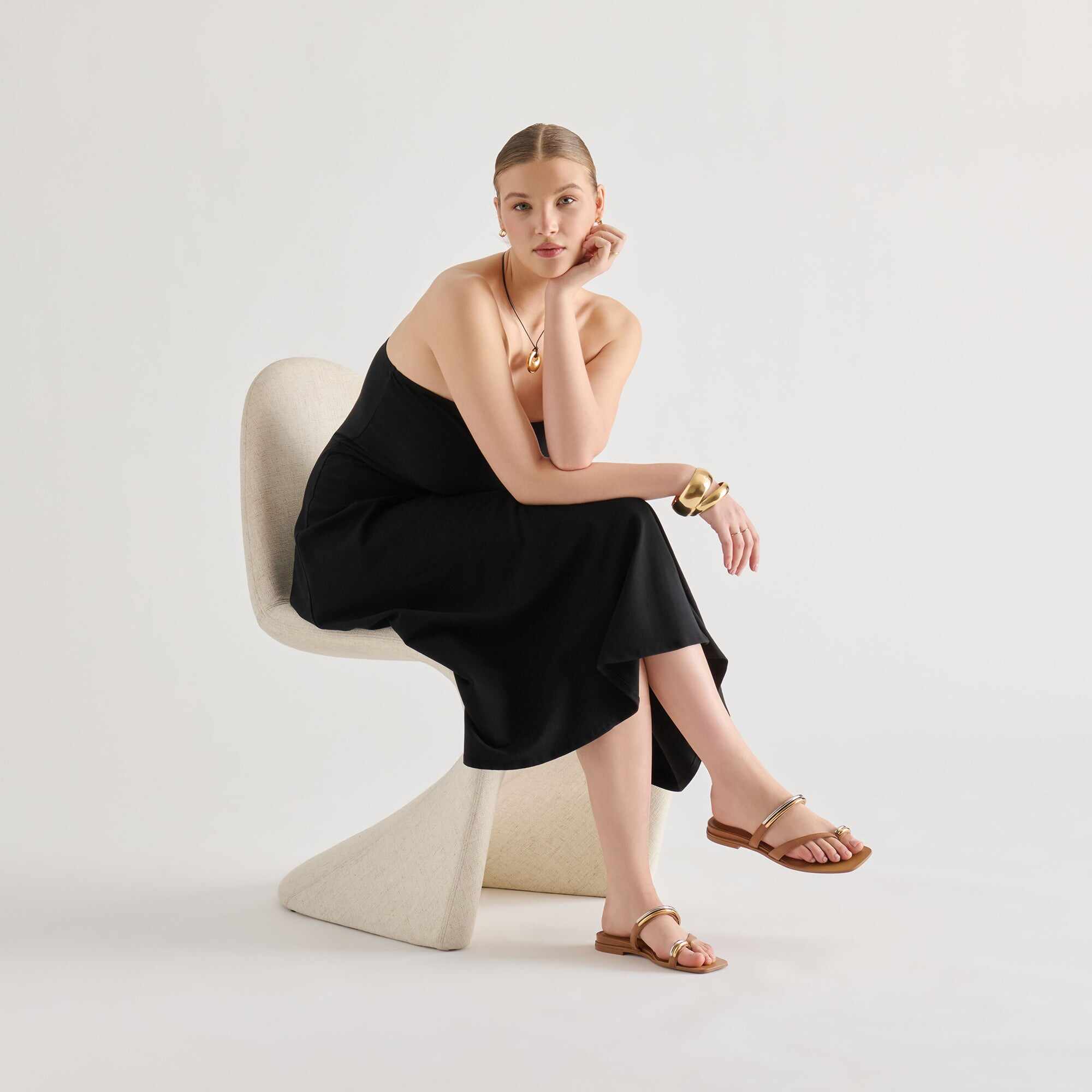 TARINA SANDALS CARAMEL LEATHER